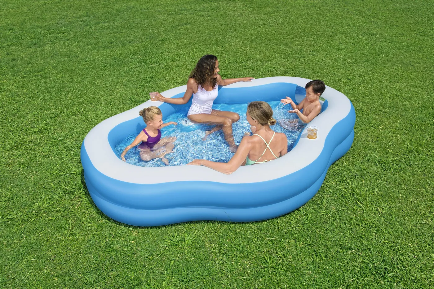 Piscina gonfiabile BESTWAY Splashview L 2.7 x 1.98 H 0.51 m