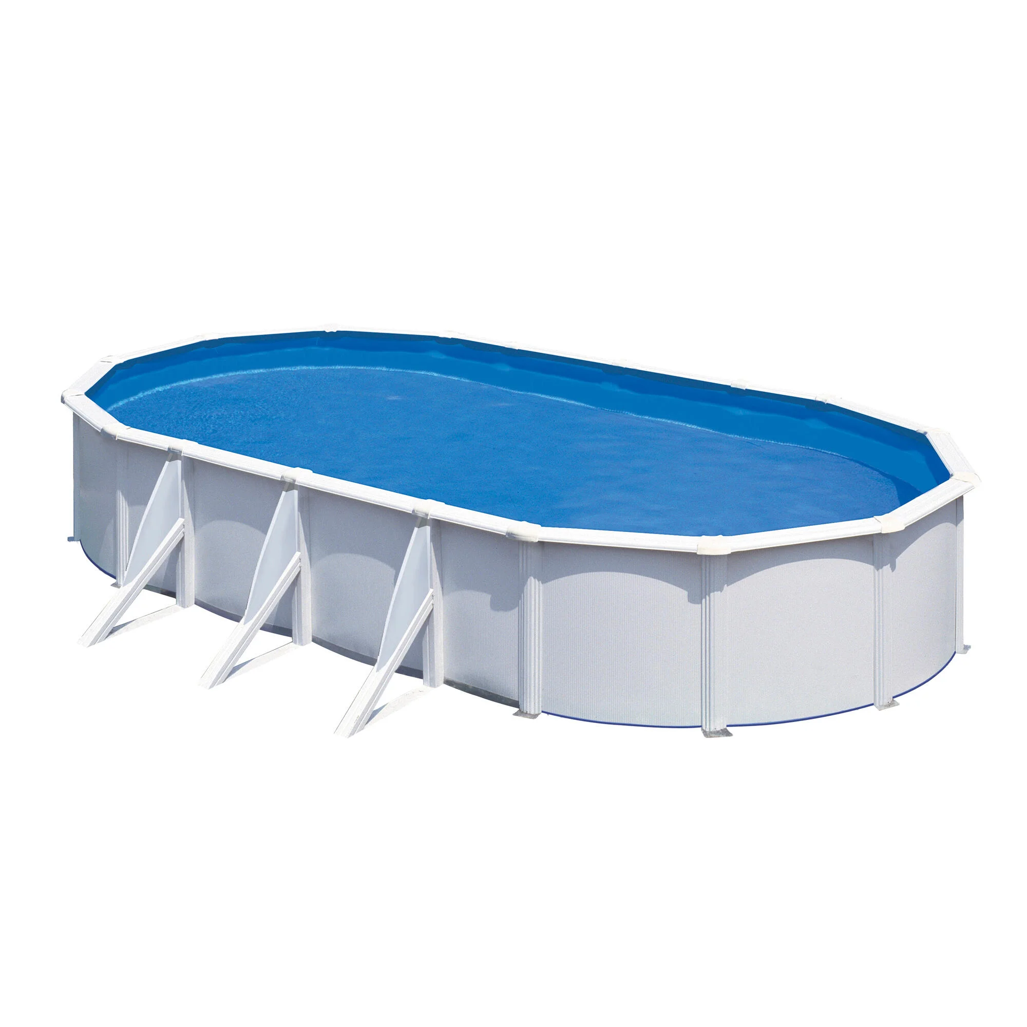 Piscina fuori terra rigida GRE Wet bianco L int 7.3 x 3.75 m 2