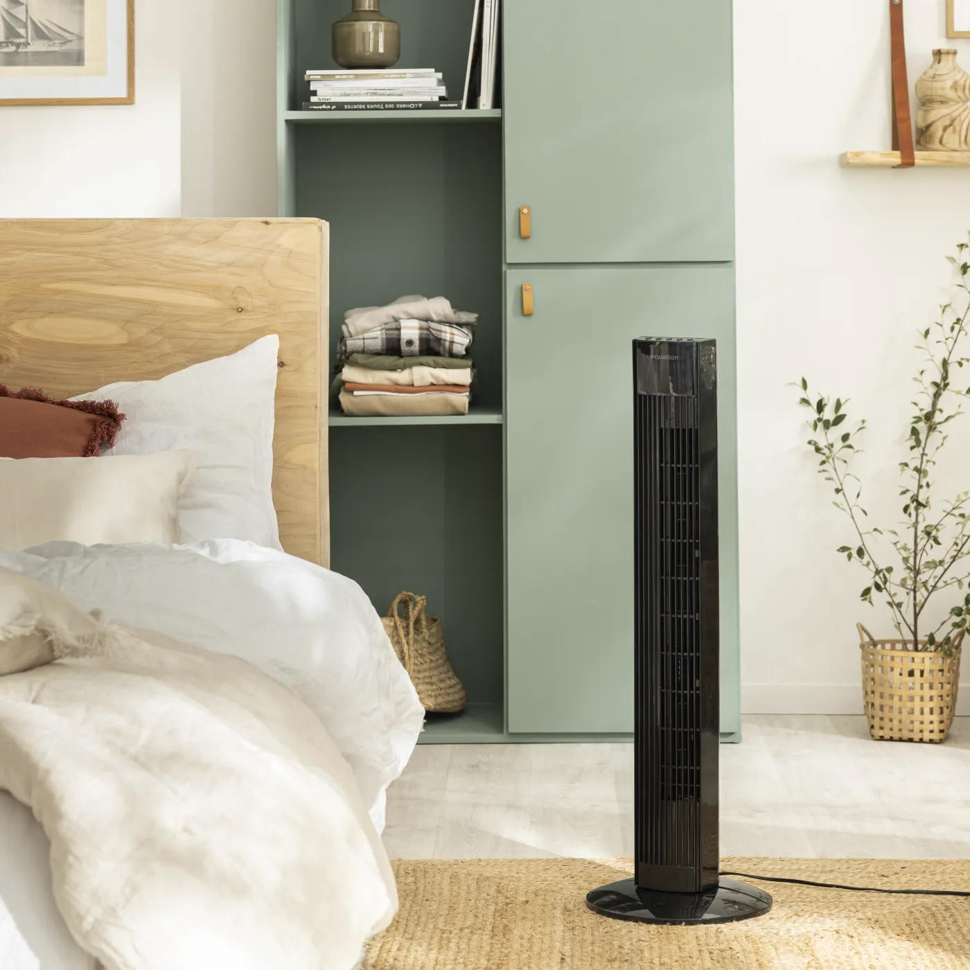 Ventilatore a colonna EQUATION Sky Tower nero nero 45 W H 91.4 cm 3