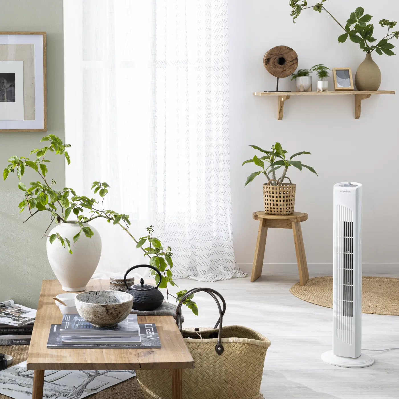 Ventilatore a colonna EQUATION Tower 2 bianco bianco 42 W H 81 cm 3
