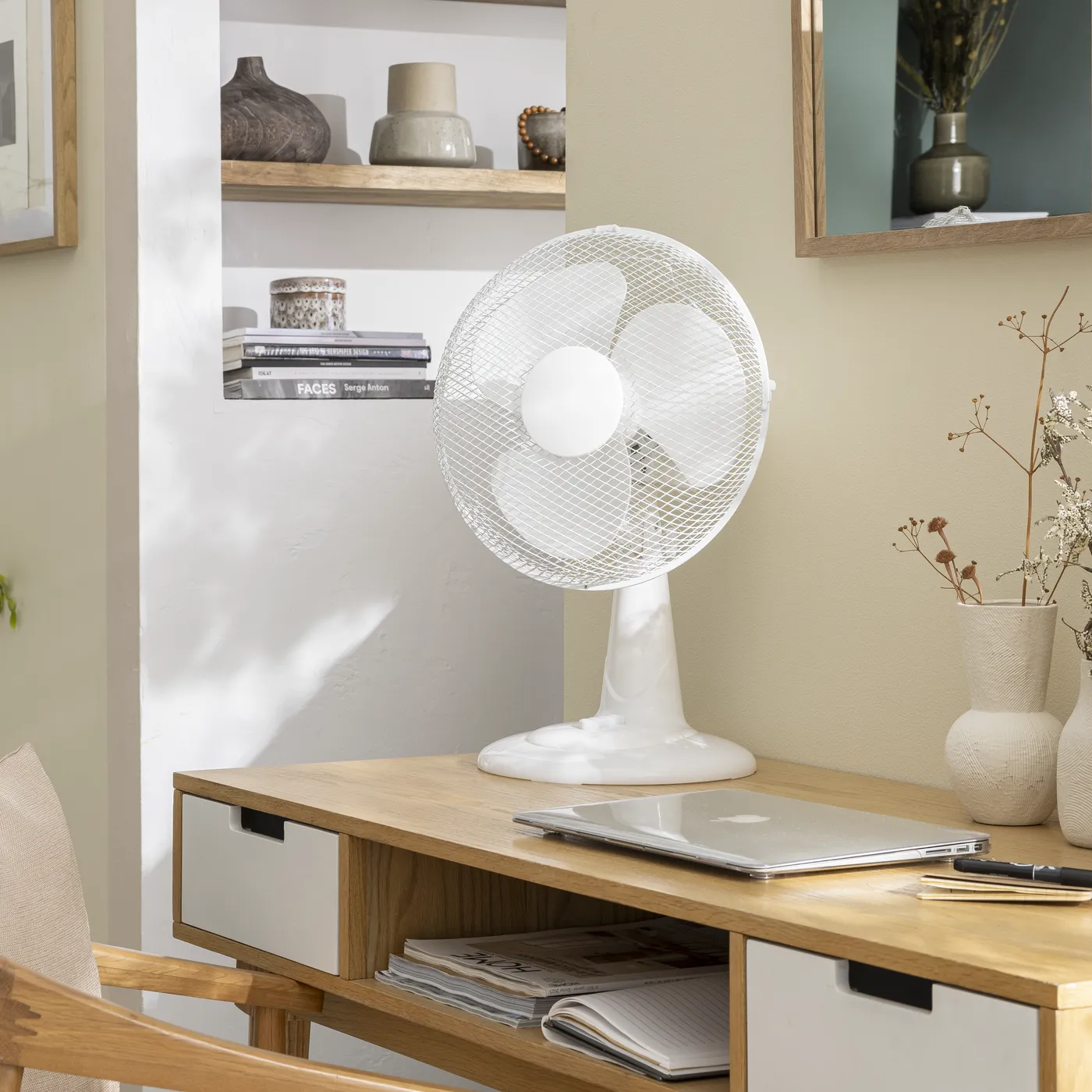Ventilatore da tavolo EQUATION Moe 4 bianco 40 W Ø 30 cm 2
