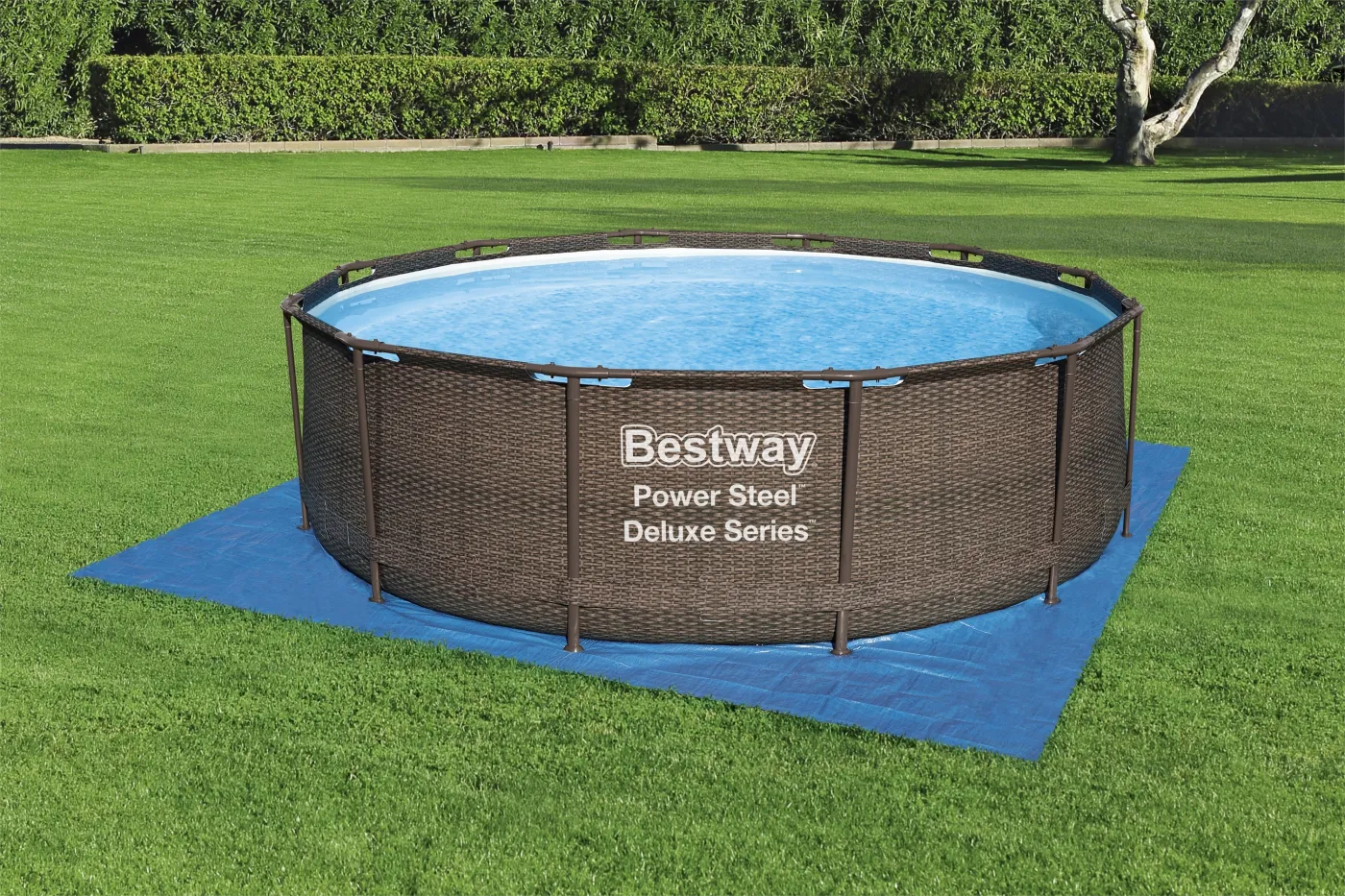 Tappetino per piscina BESTWAY 396 x 396 cm ø 560 cm 2