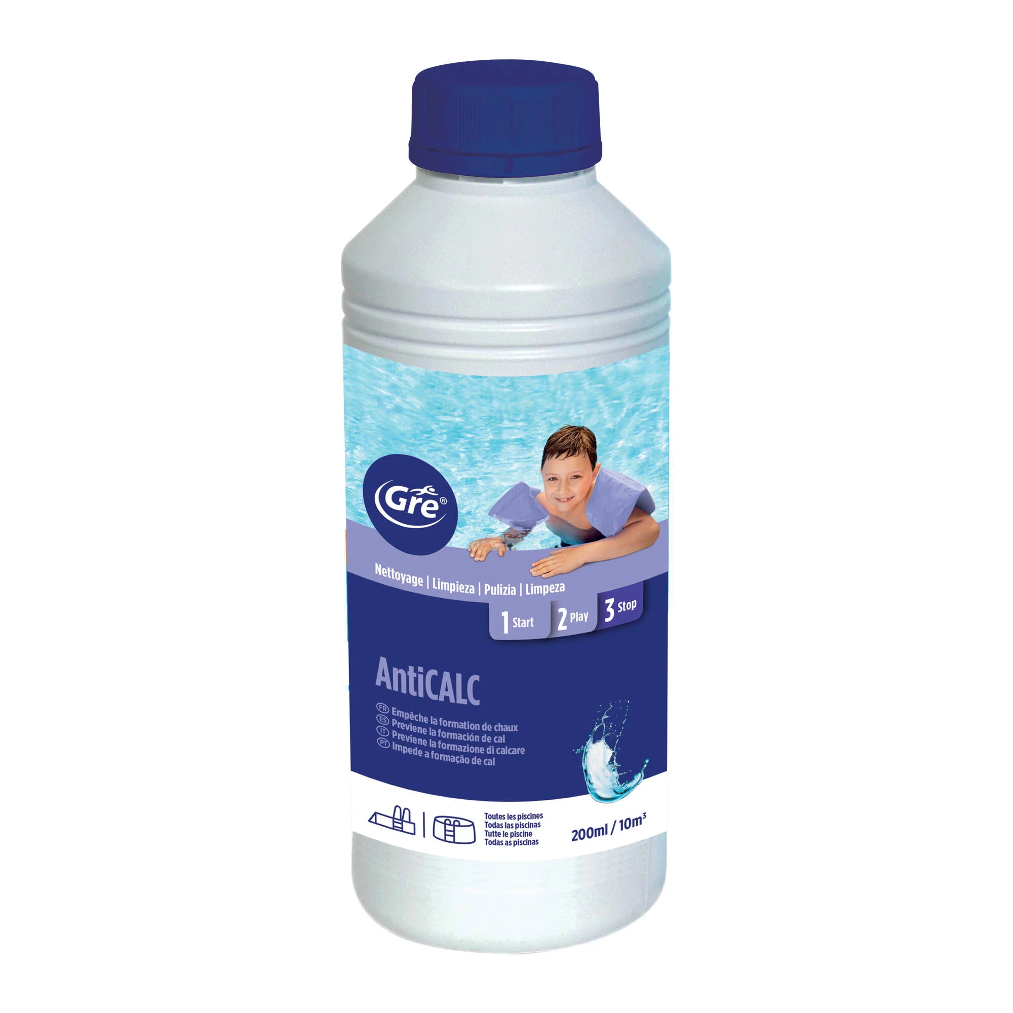 Pulitore strutturale per piscine GRE sequestrante 1 L