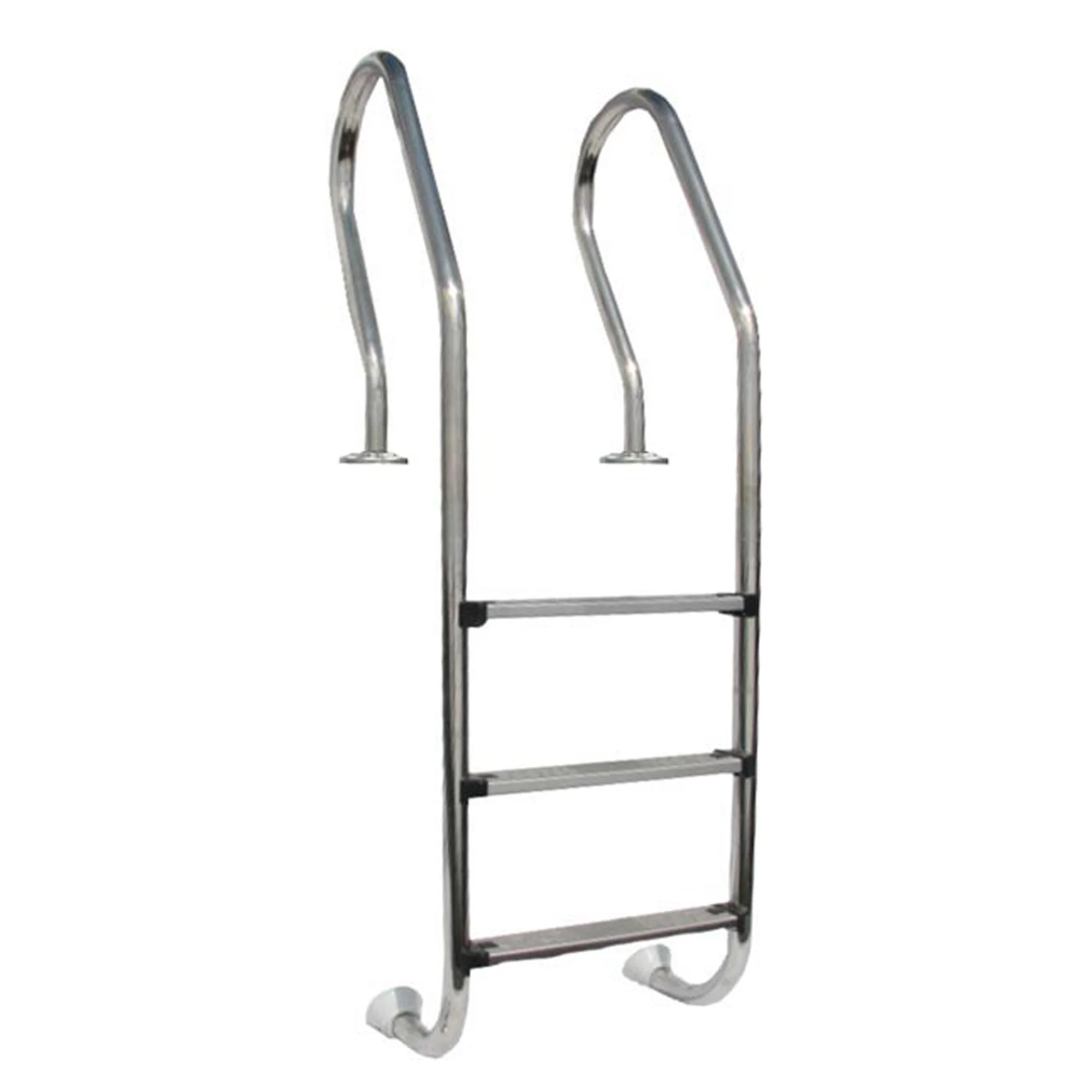 Scaletta per piscina fuori terra in legno in inox Gre 3 gradini 162.5 cm 2