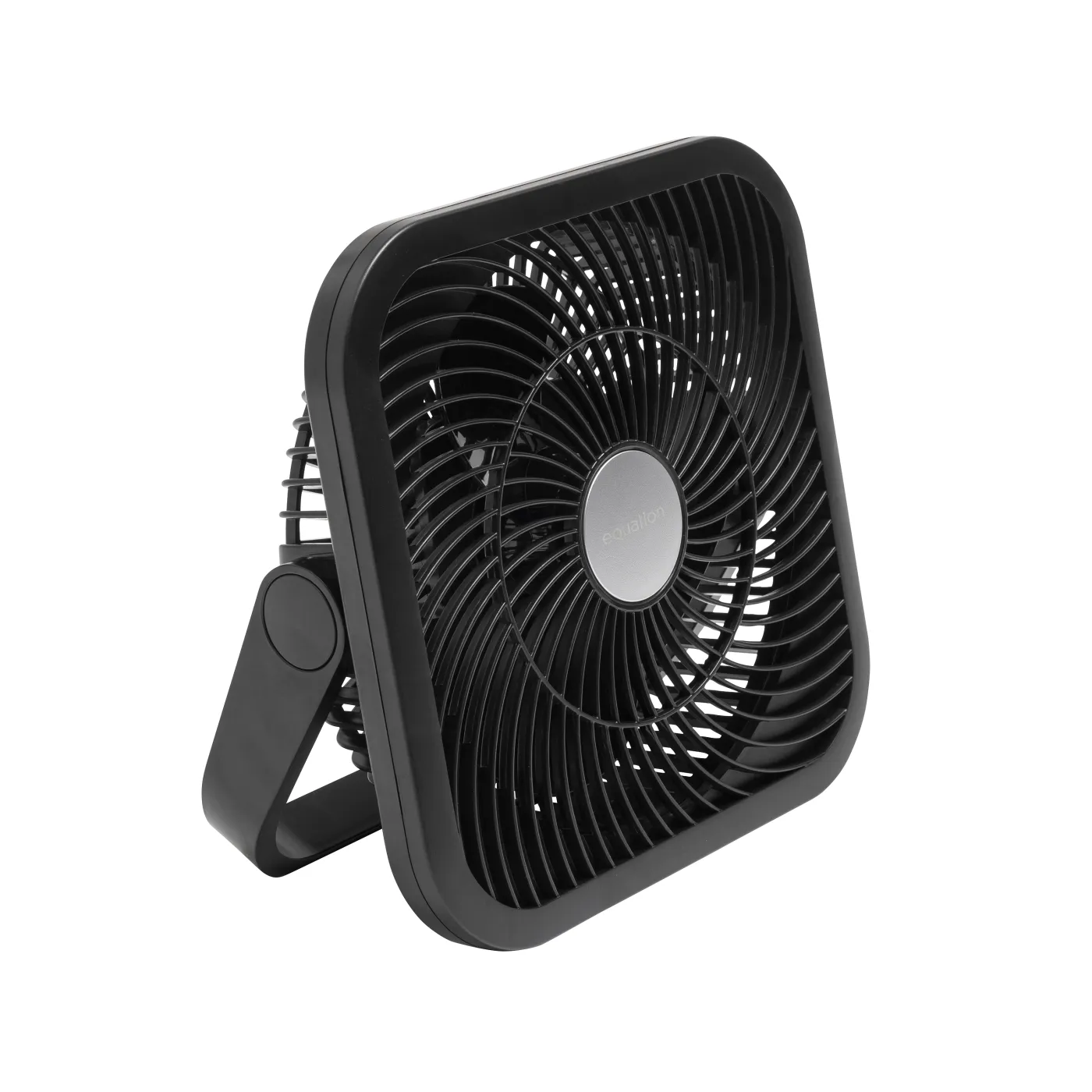 Ventilatore da scrivania EQUATION Flat Square nero 9 W Ø 25 cm 5