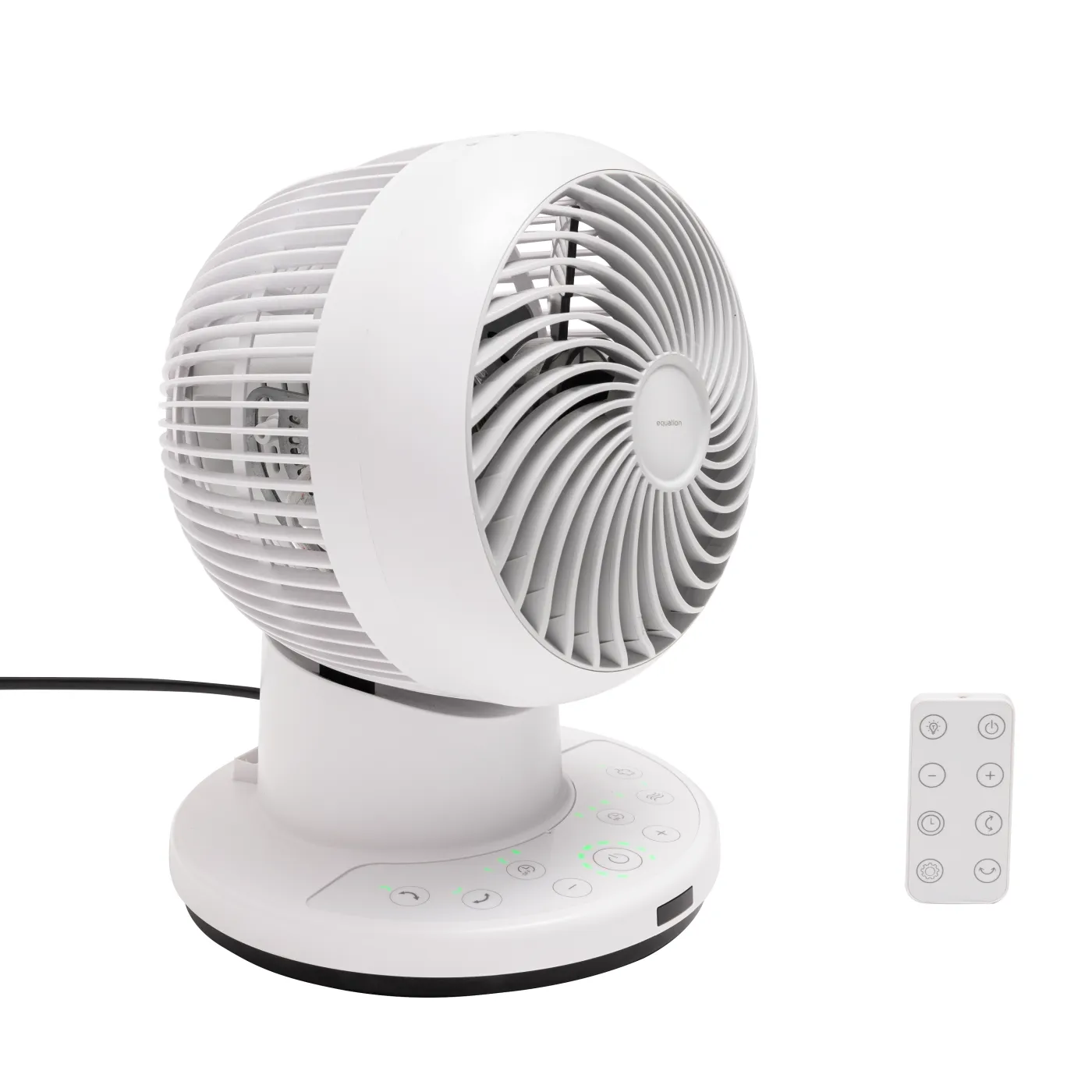 Ventilatore da scrivania EQUATION Globe Fan bianco 20 W Ø 15 cm 4