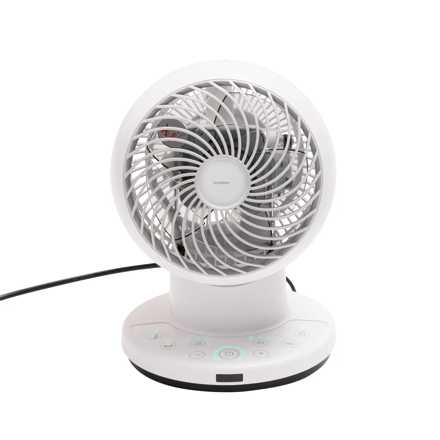 Ventilatore da scrivania EQUATION Globe Fan bianco 20 W Ø 15 cm