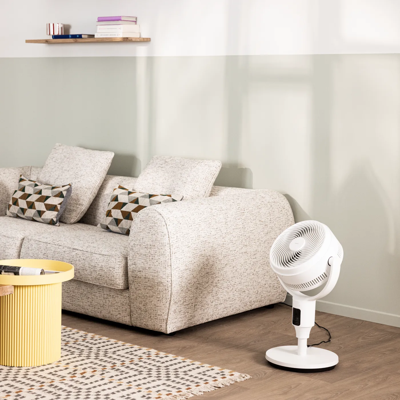 Ventilatore da appoggio EQUATION Mike bianco 24 W Ø 18 cm 3