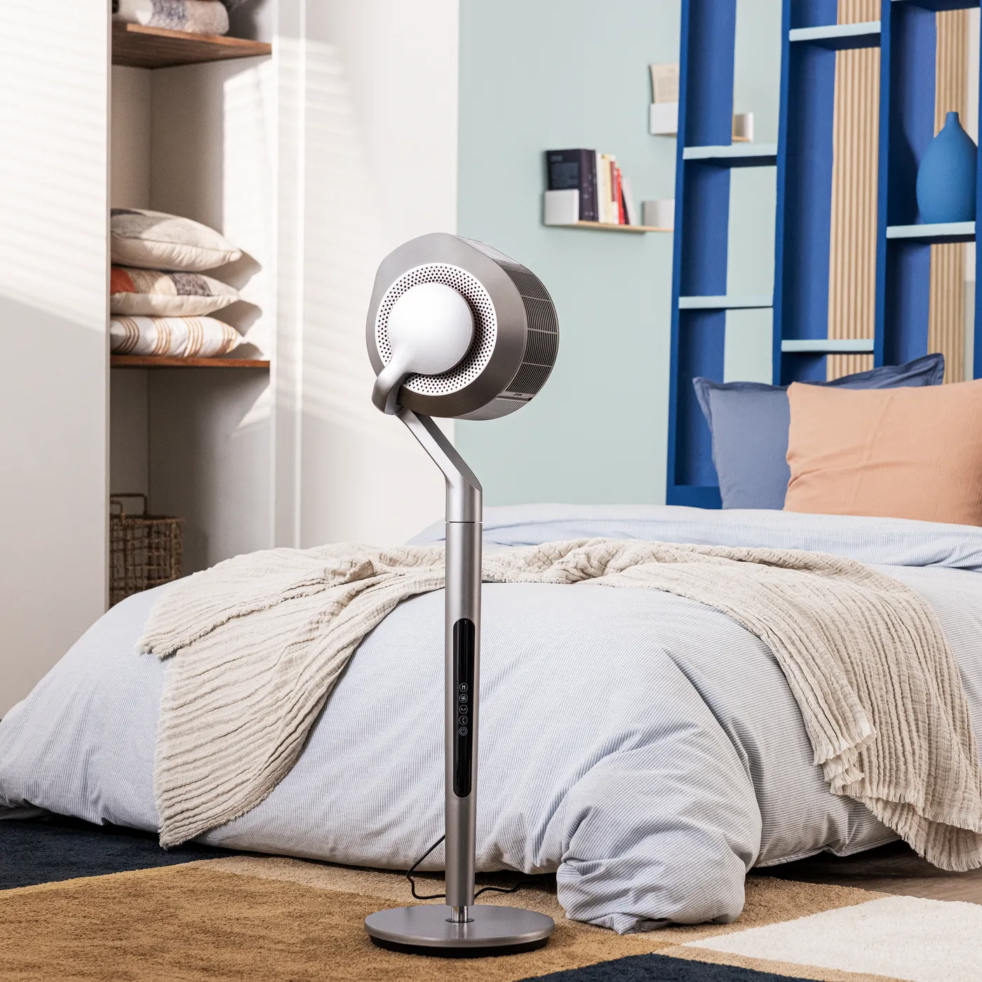 Ventilatore da appoggio EQUATION Roby purificatore grigio 35 W Ø 15 cm 3