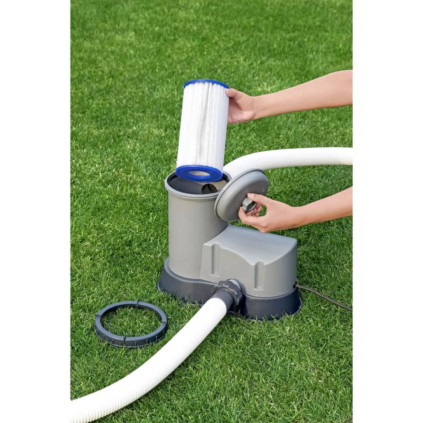 Cartuccia per filtro a cartuccia per pompe da piscina e spa in pvc BESTWAY