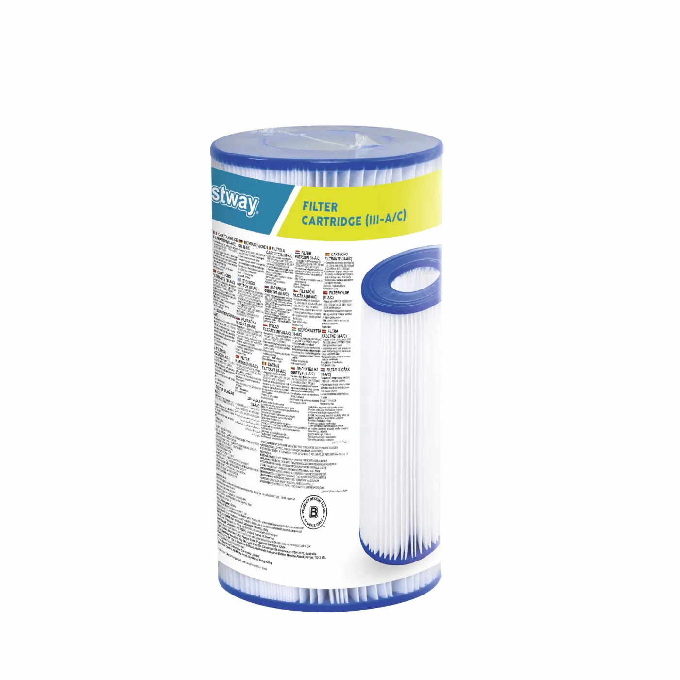 Cartuccia per filtro a cartuccia per pompe da piscina e spa in pvc BESTWAY 3