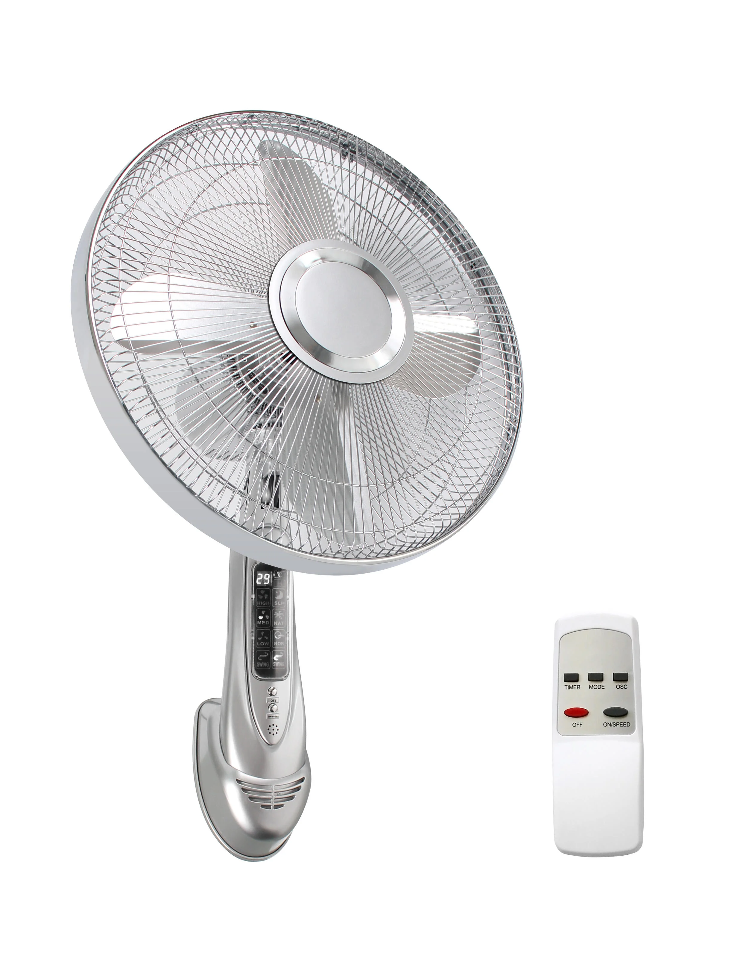 Ventilatore a parete EQUATION Wally silver argento 55 W Ø 40 cm 7