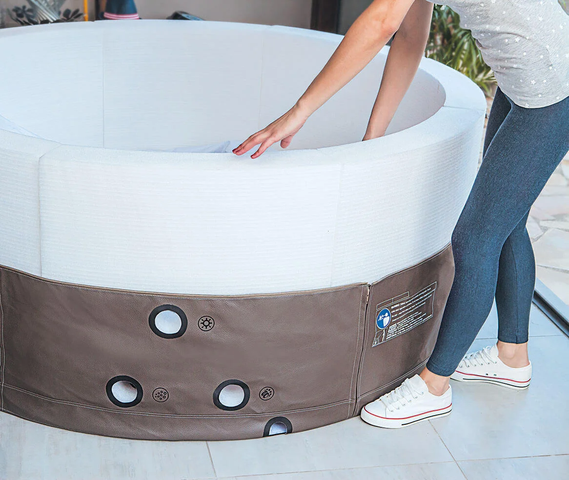 Idromassaggio da esterno gonfiabile NETSPA Vita Premium con mobili Ø 290 H 73 cm 5