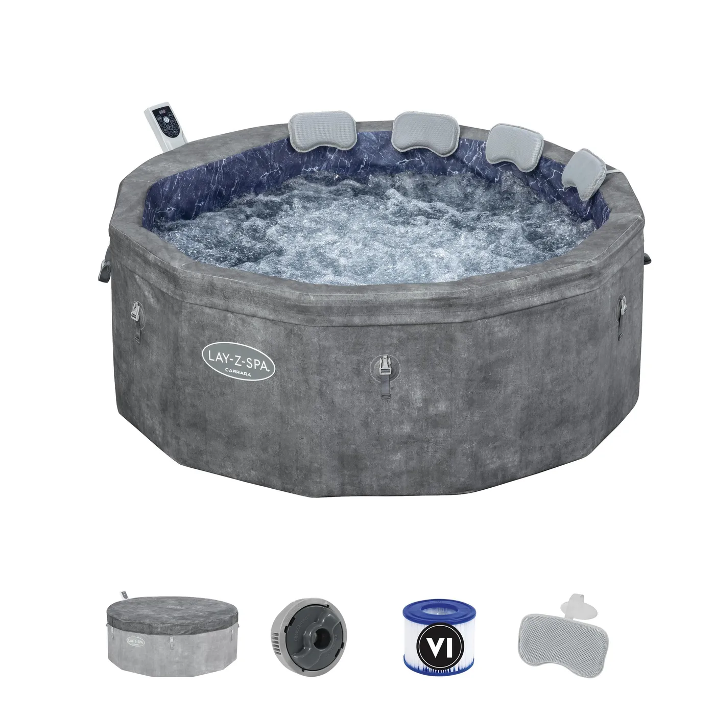 Idromassaggio da esterno gonfiabile BESTWAY Lay-z-spa Carrara Ø 170 H 65 cm 3