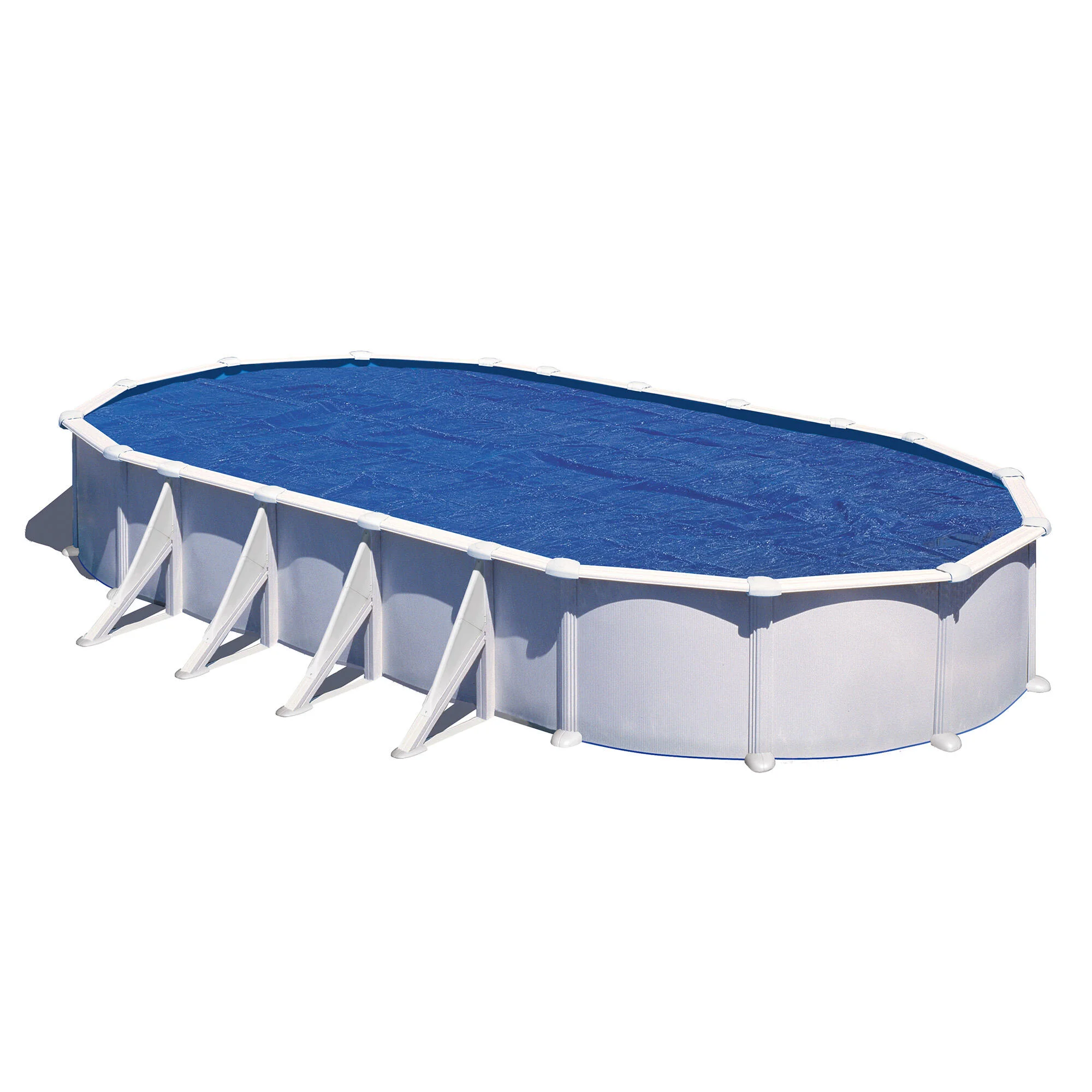 Copertura termica per piscina ovale GRE 773324 in polietilene 615 x 370 cm 4