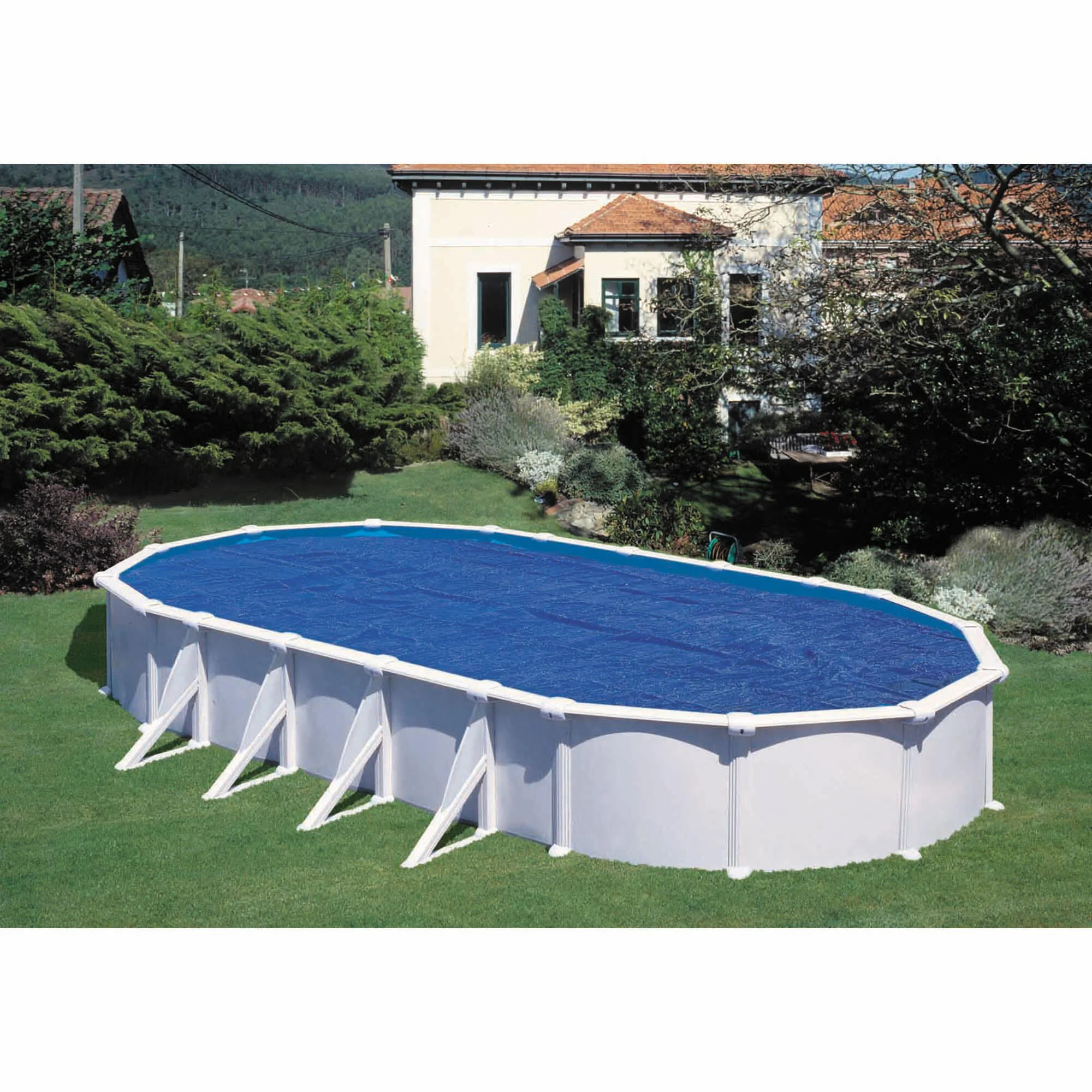 Copertura termica per piscina ovale GRE CPROV1020 in polietilene 1000 x 545 cm 2