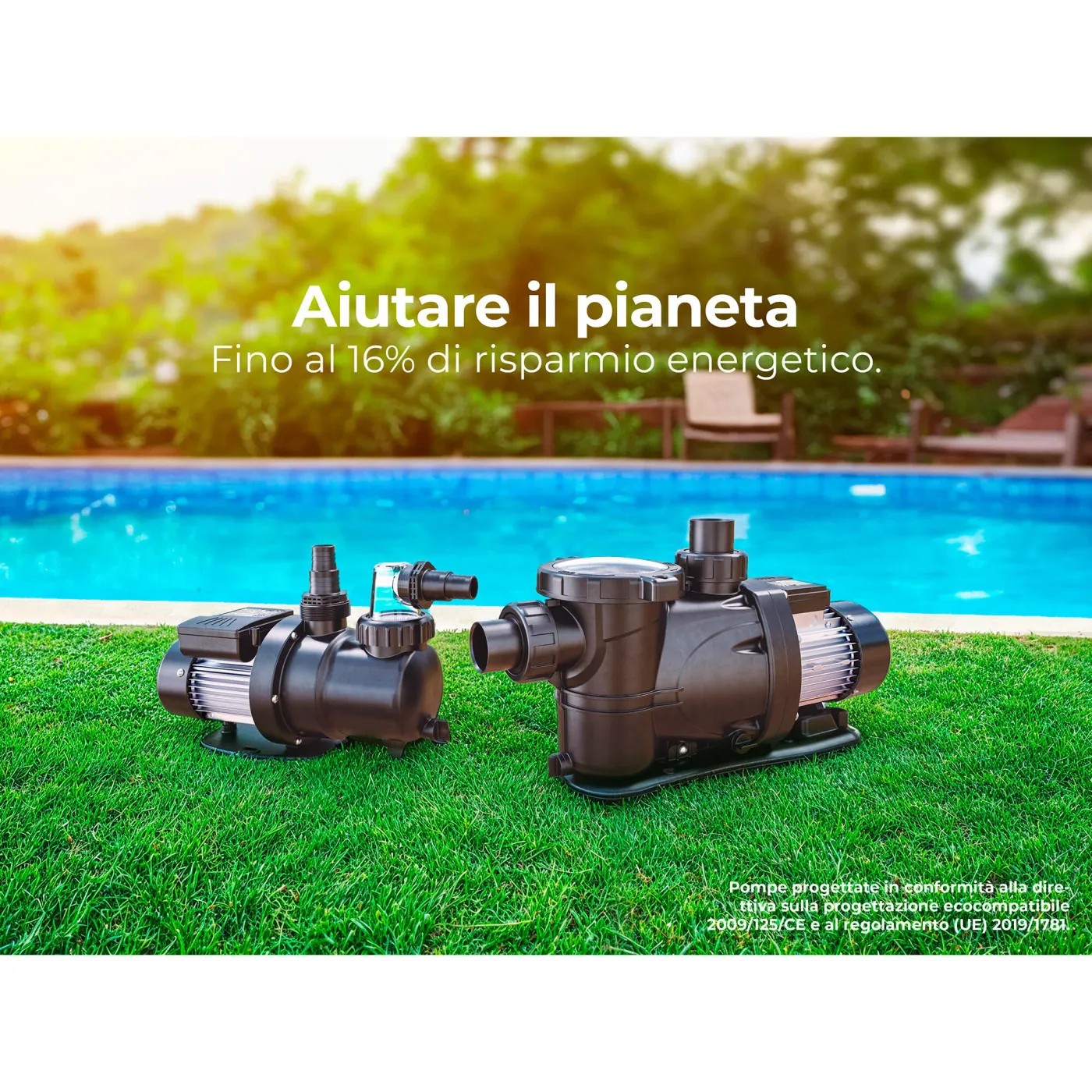 Pompa per piscina GRE PP102 autoaspirante 3