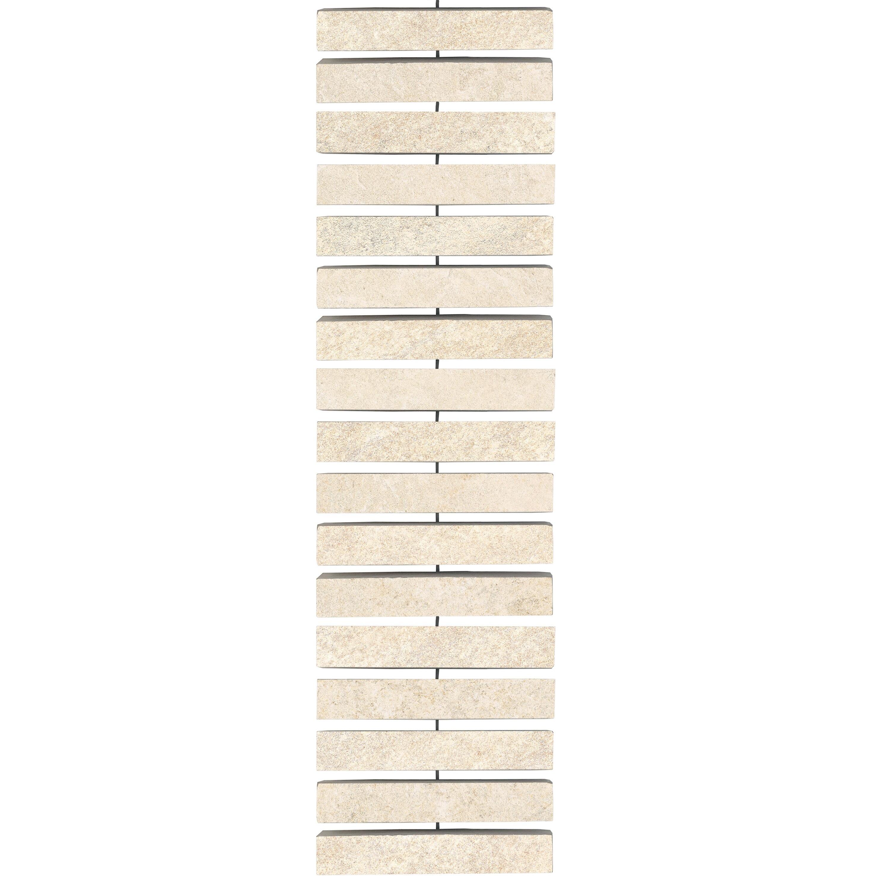 Bordo per piscina in gres porcellanato ECODADO+ Griglia Snodata Gres beige 14,5x50x2 L 50 x H 14.5 cm, Sp 20 mm