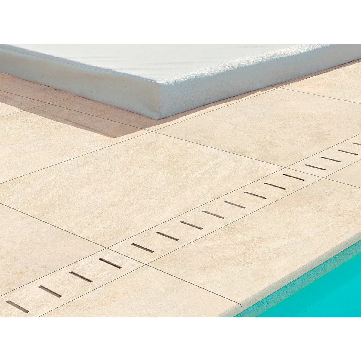 Bordo per piscina in gres porcellanato ECODADO+ L 60 x H 30 cm, Sp 20 mm 4