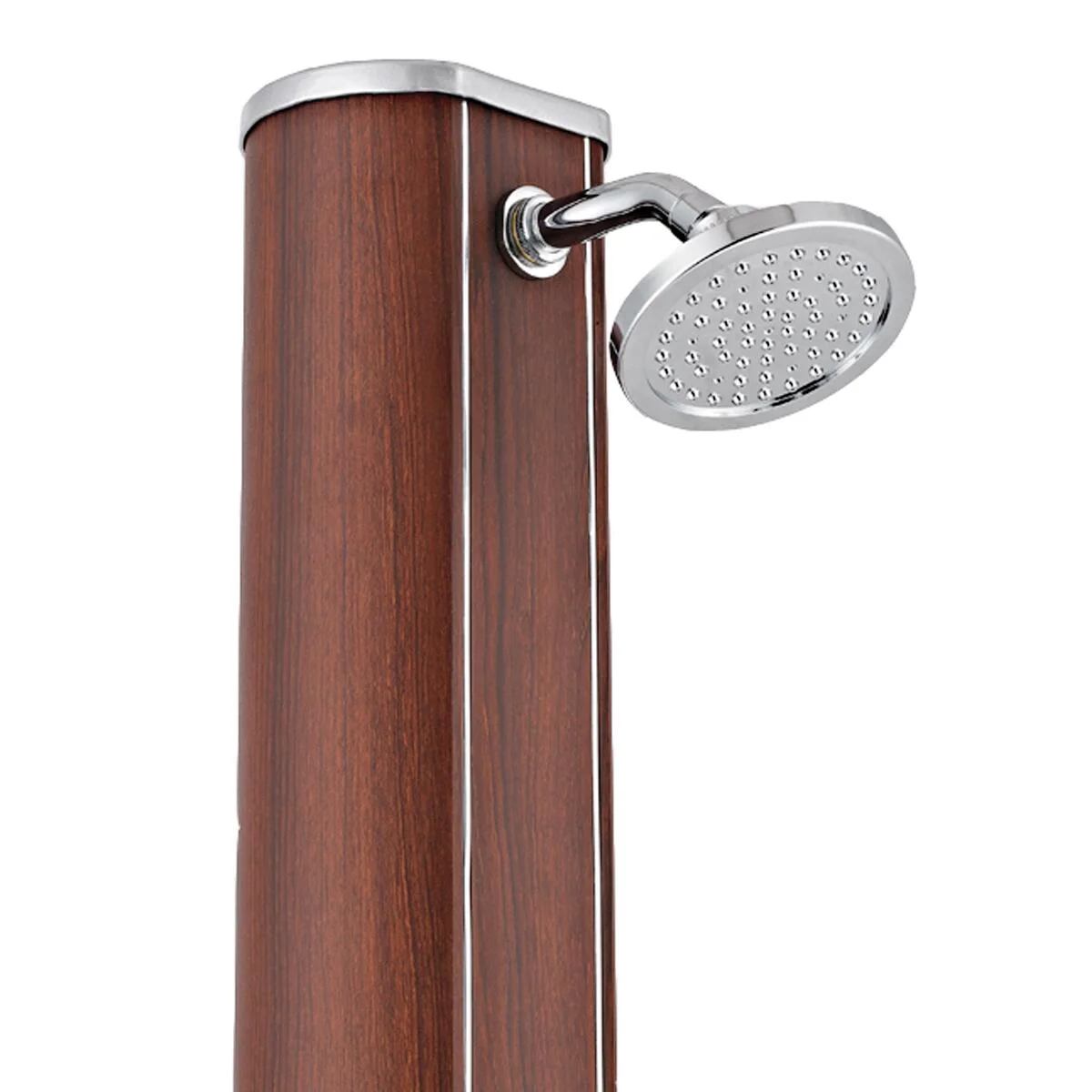 Doccia per piscina solare GRE tonda 32 L, marrone H 210 cm 8