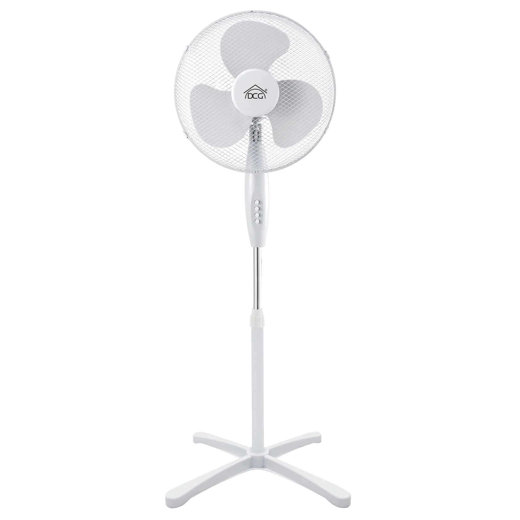 Ventilatore a piantana VE1625 bianco 45 W ø 60 cm