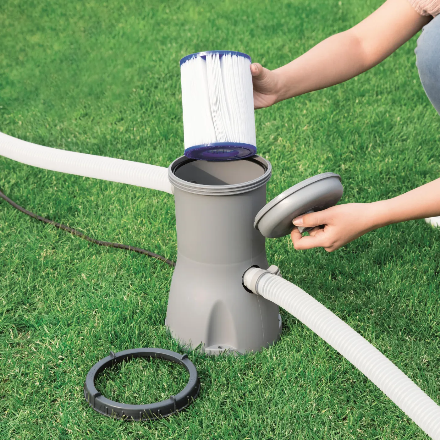 Cartuccia per filtro a cartuccia per pompe da piscina e spa in pvc