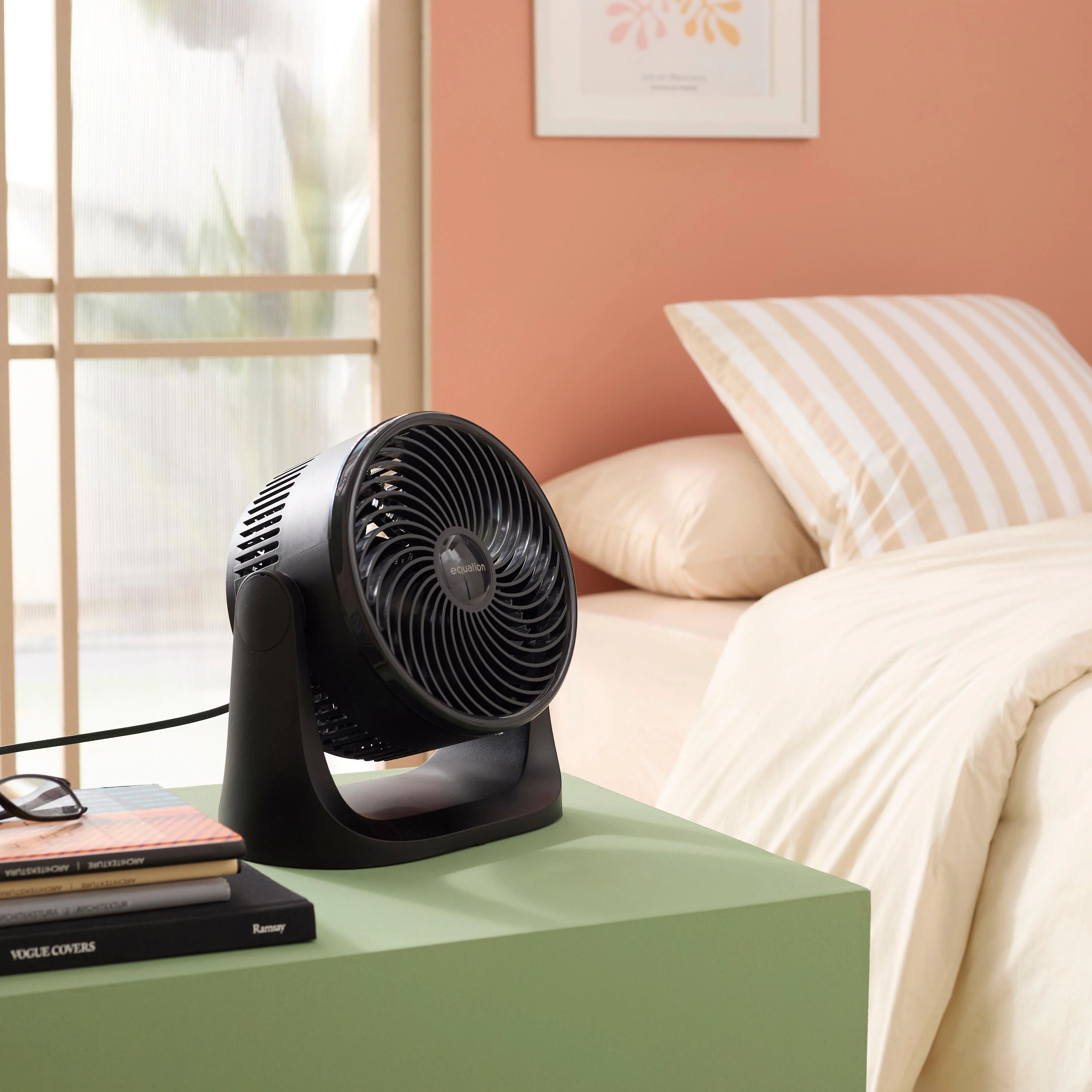 Ventilatore da tavolo EQUATION Twist nero 28 W ø 18 cm 3
