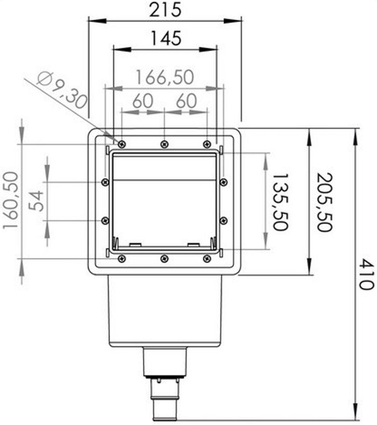Skimmer smontabile per piscina con valvola ritorno bianco L 24 x L 21.5 cm 4