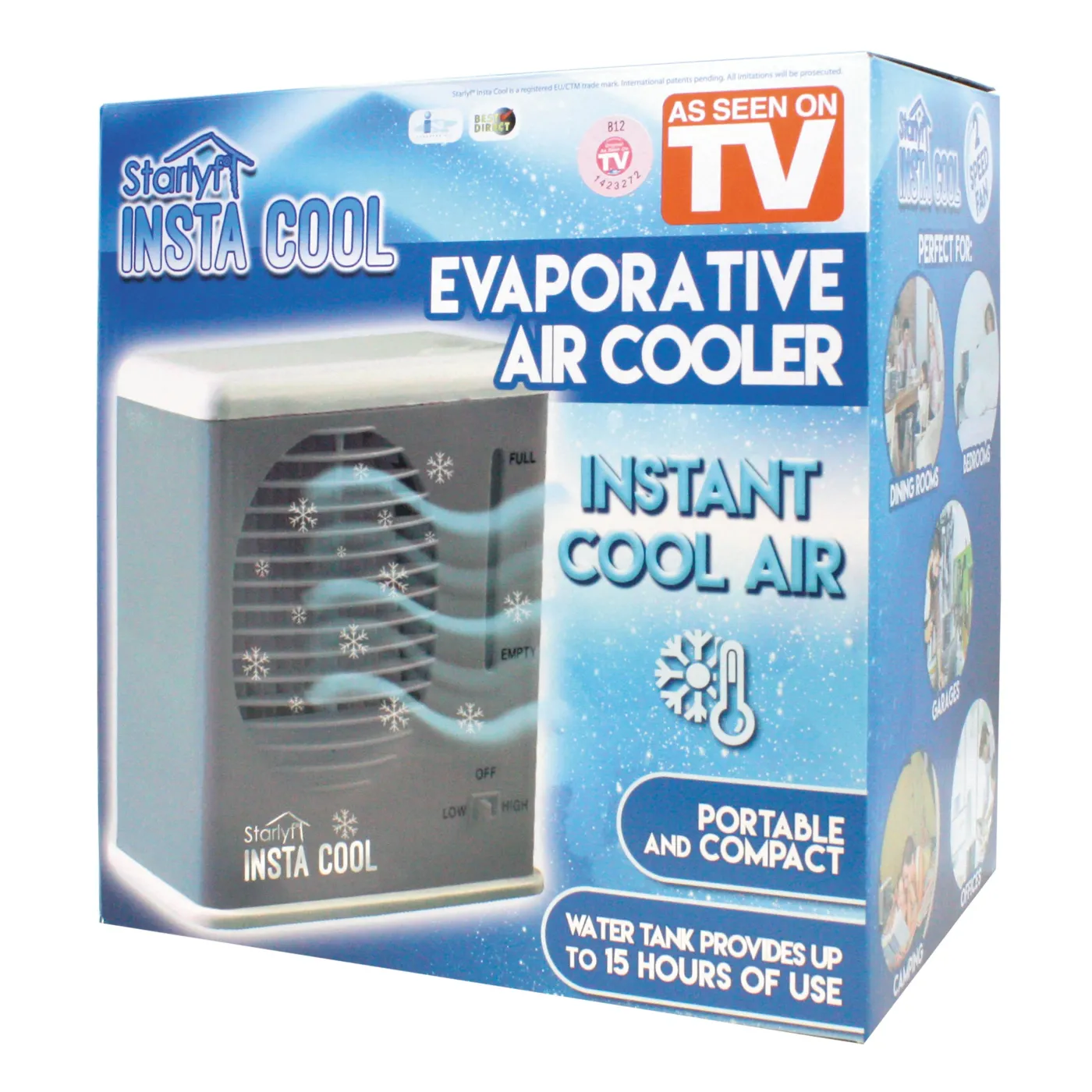 Ventilatore nebulizzatore STARLYF Insta Cool cromo 3 W Ø 13.2 cm 6