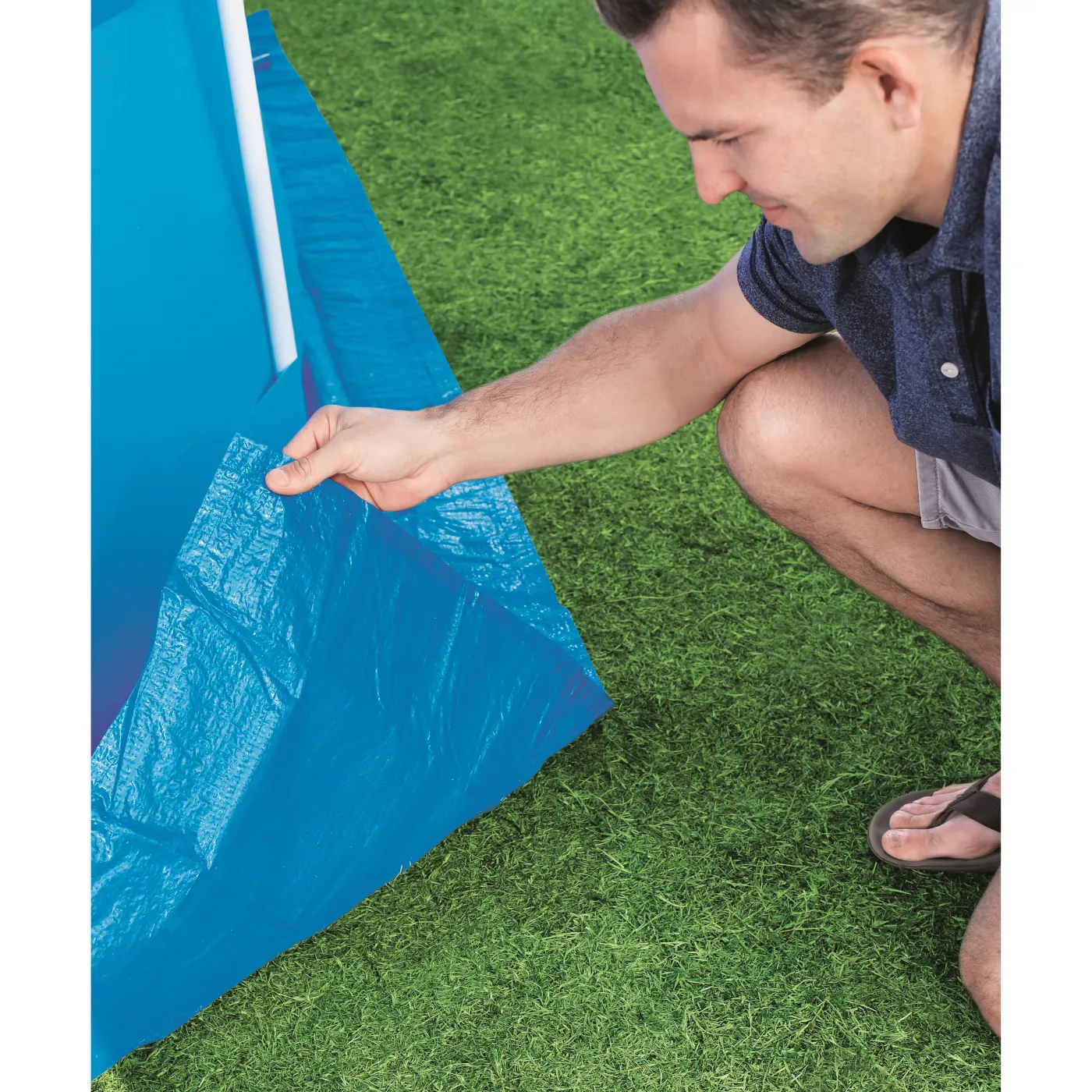 Tappetino per piscina BESTWAY 335 x 335 cm 4