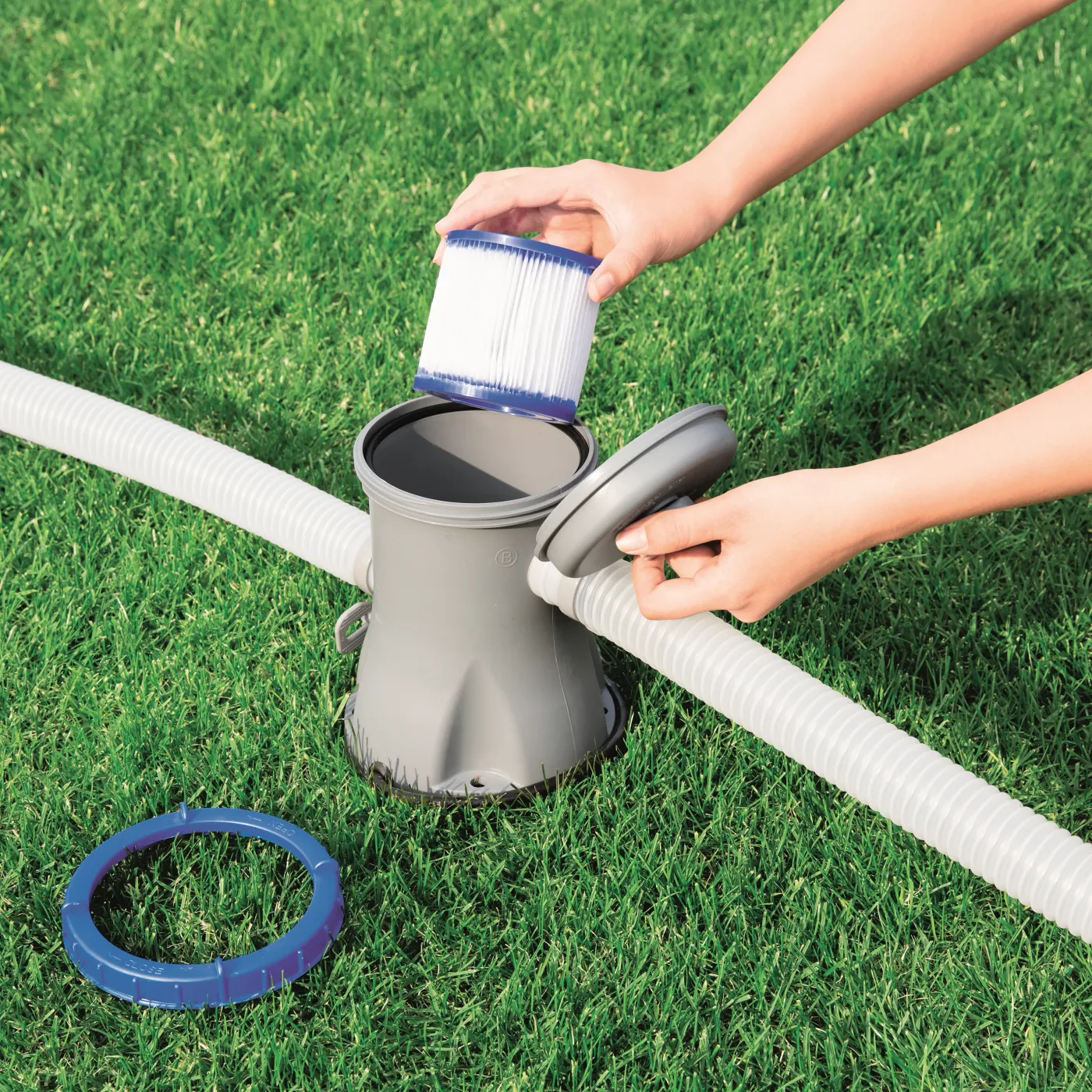 Cartuccia per filtro a cartuccia per pompe da piscina e spa in pvc BESTWAY 8