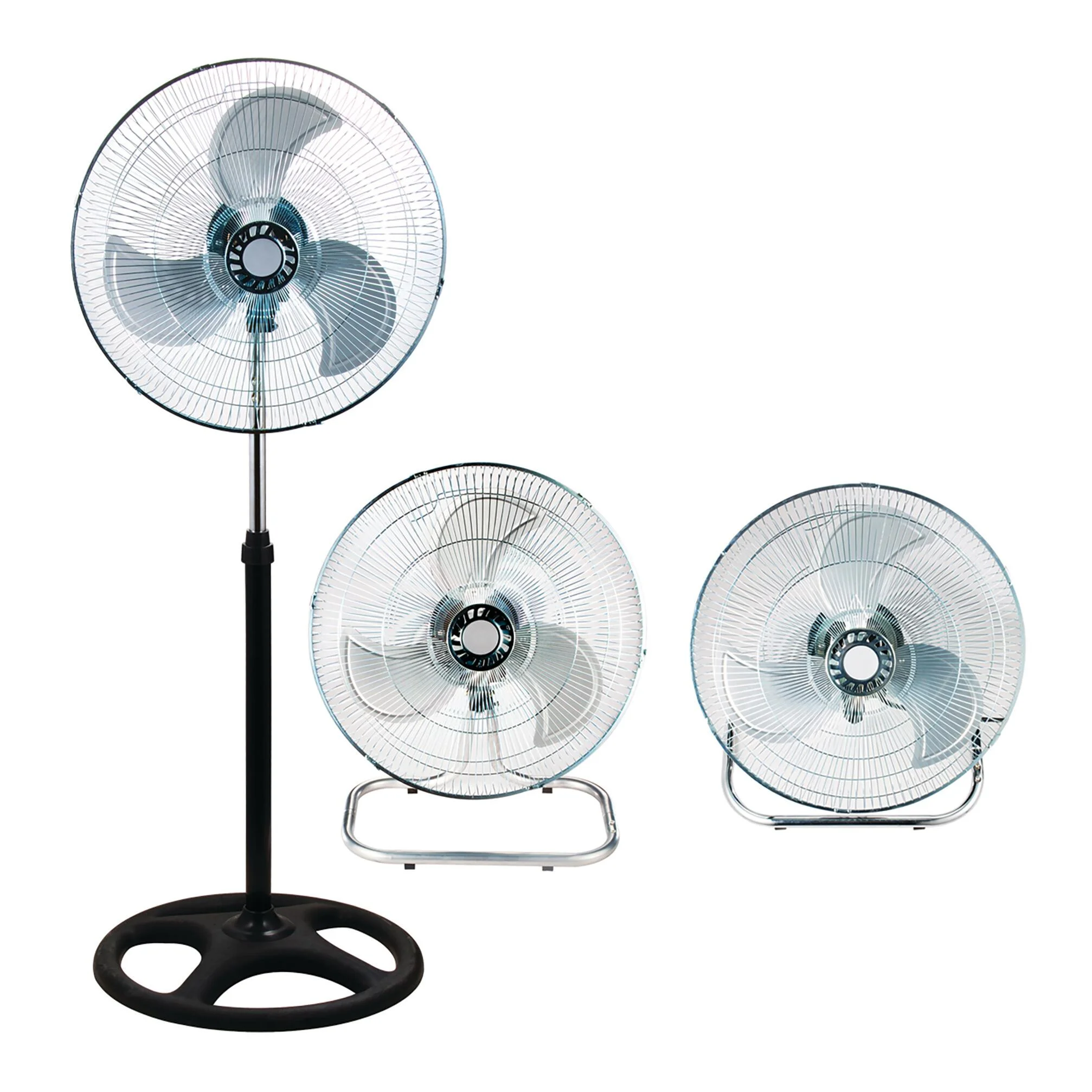 Ventilatore da appoggio EQUATION Curl silver 45 W Ø 40 cm 4