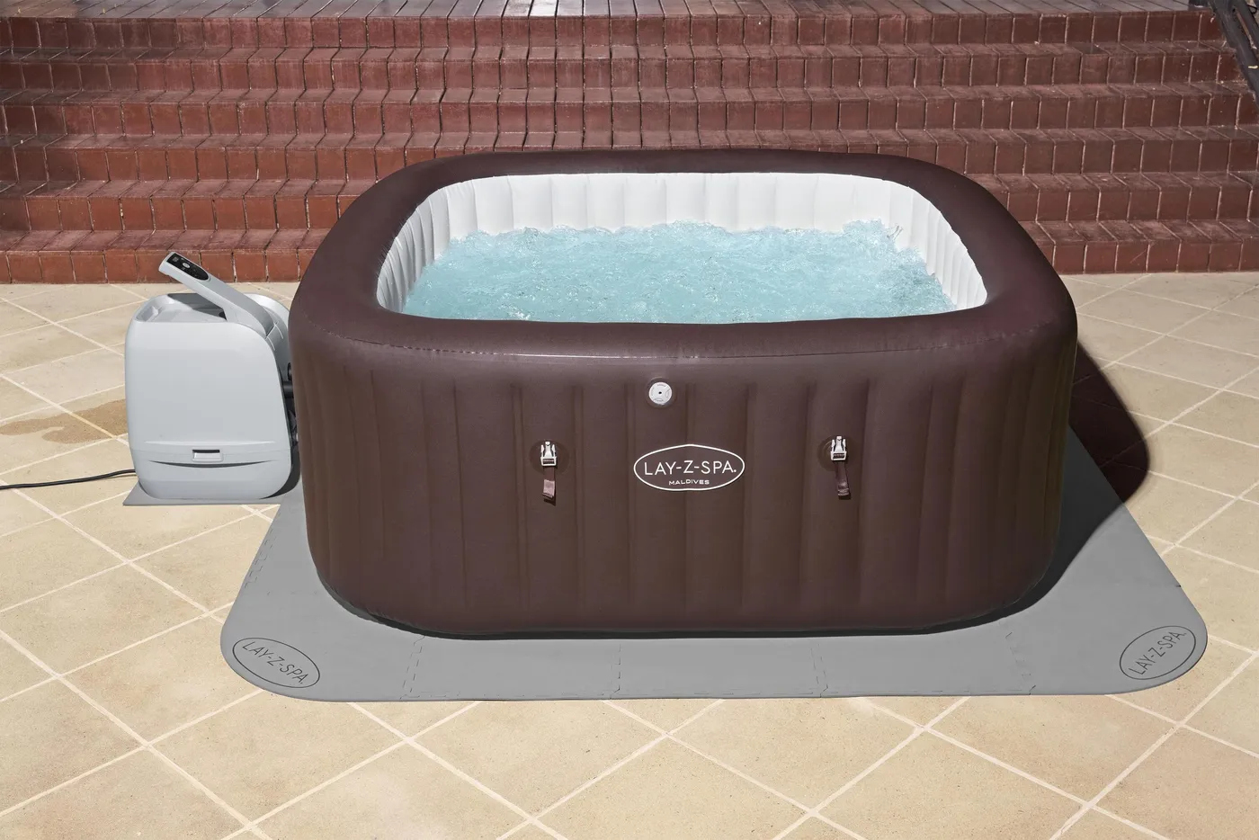 Tappetino per piscina BESTWAY 196 x 196 cm 2