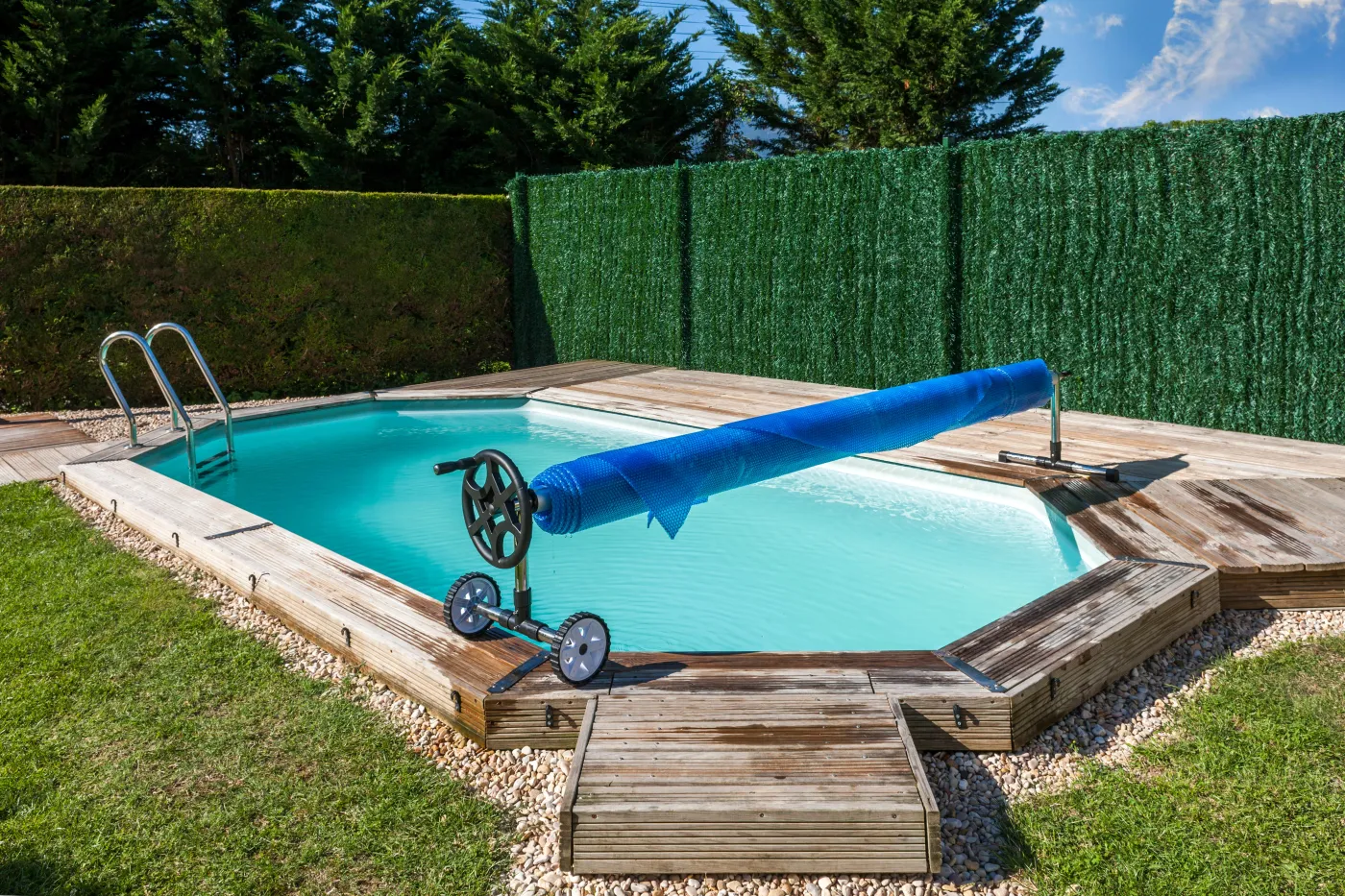 Avvolgitore telo piscina GRE 6 cm 3