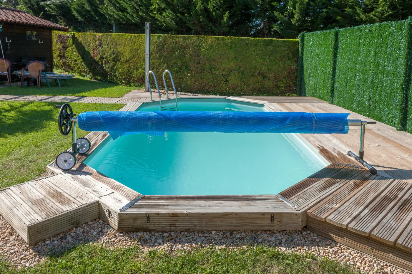 Avvolgitore telo piscina GRE 6 cm 2