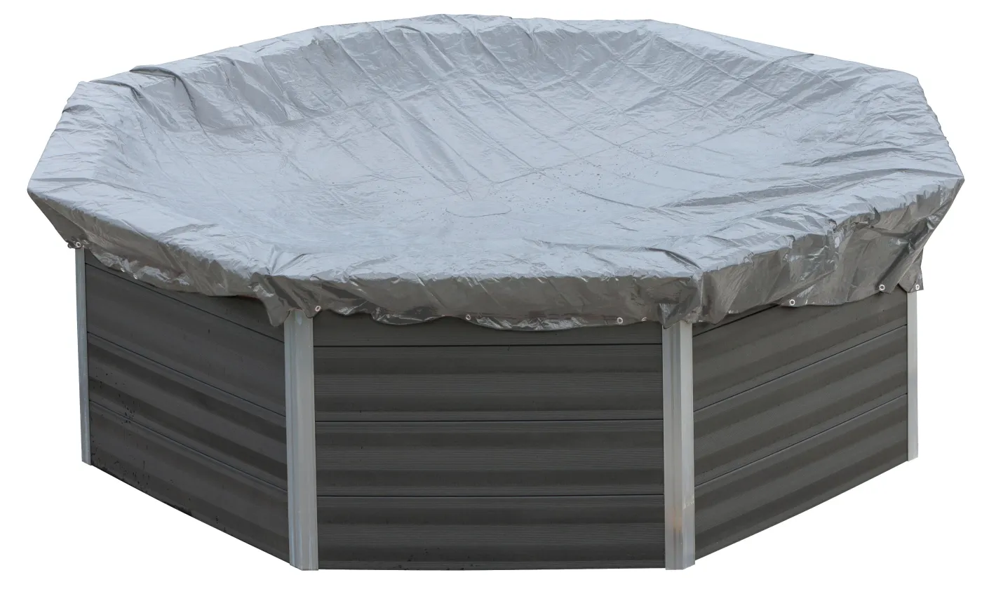 Copertura invernale per piscina tondo GRE CIKPCO41 in pvc grigio Ø 480 cm 2