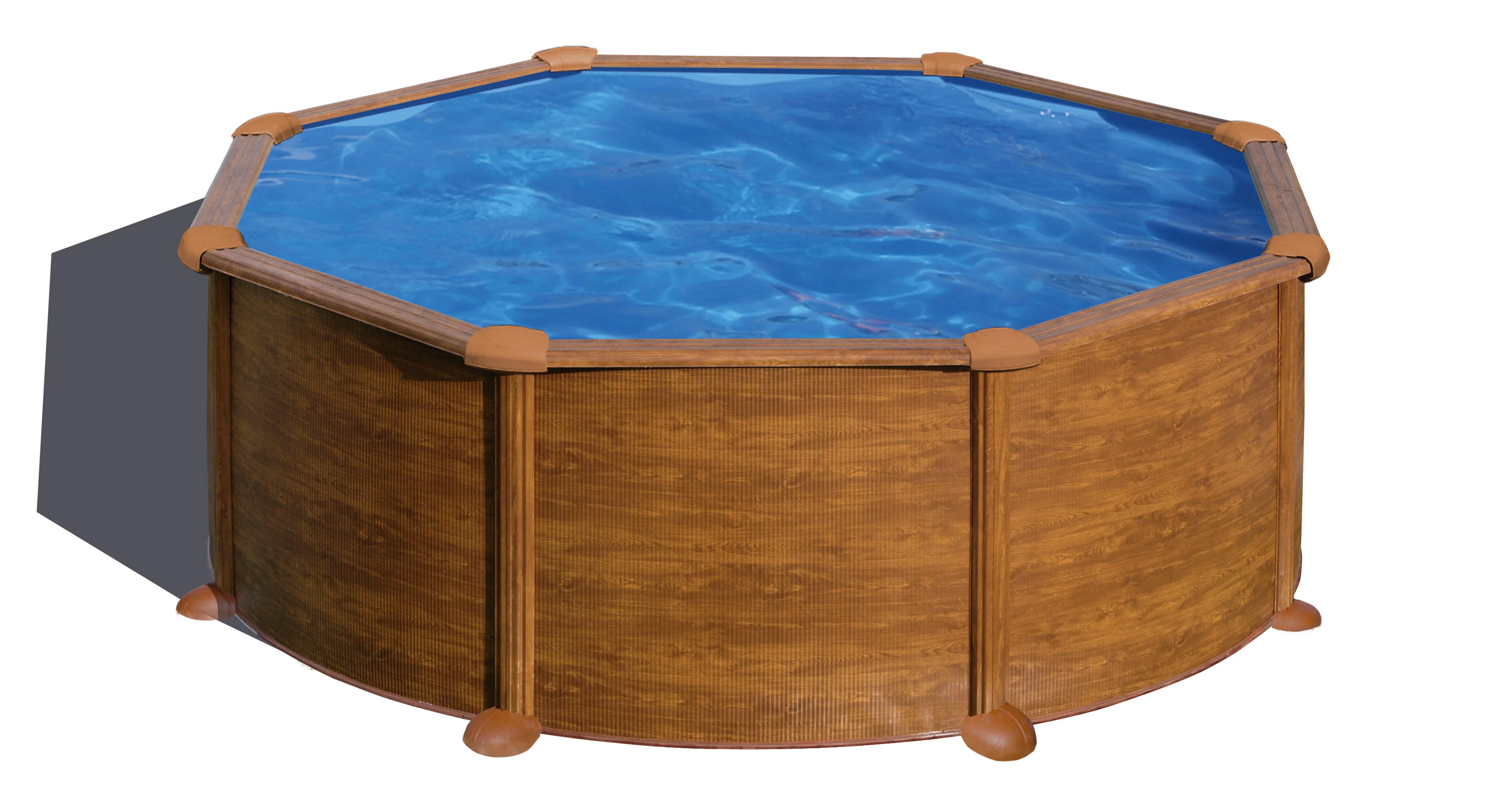 Piscina fuori terra rigida GRE Mauritius marrone H 1.32 x ⌀ 3.5 m 7