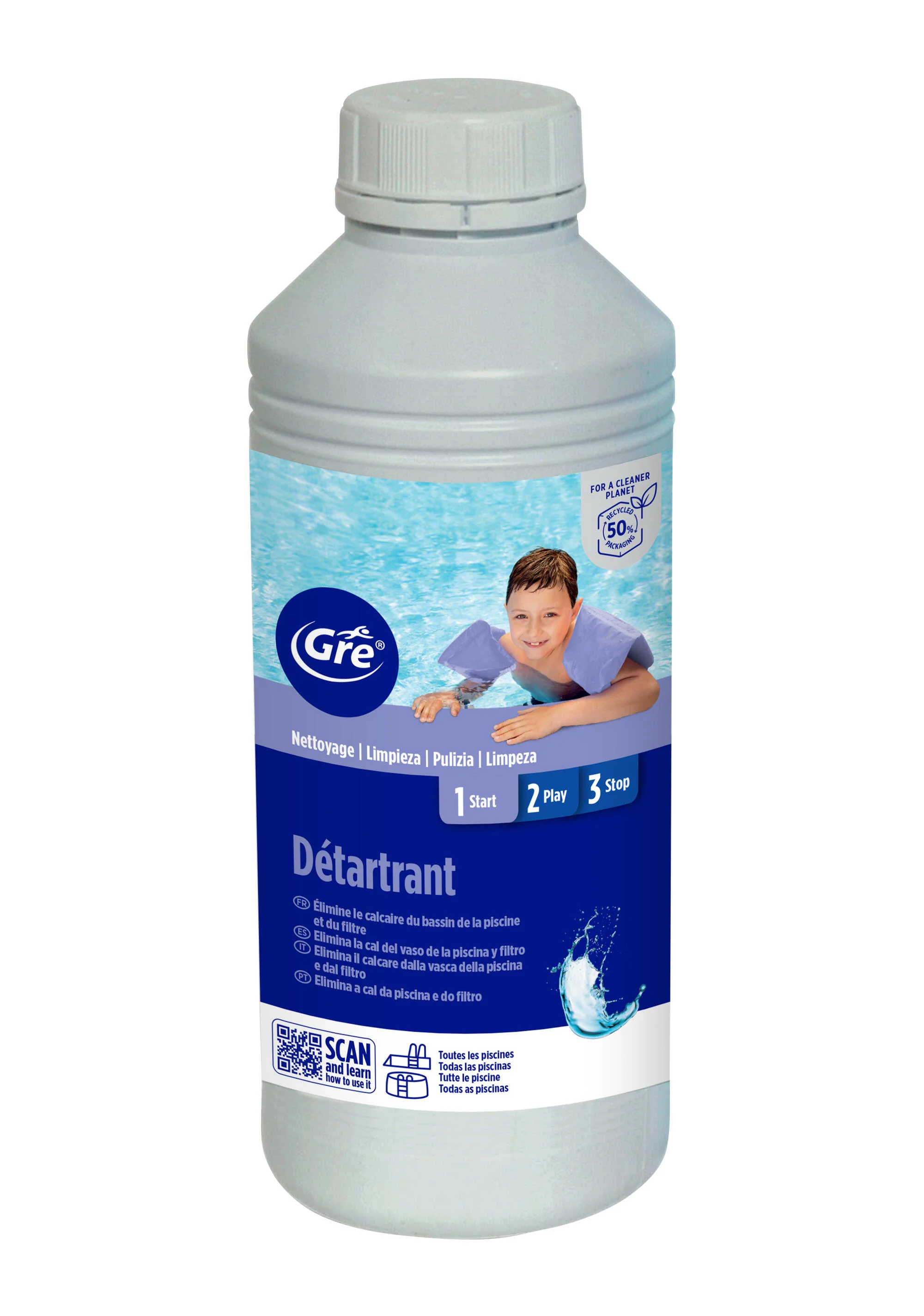 Pulitore strutturale per piscine 1 L 2
