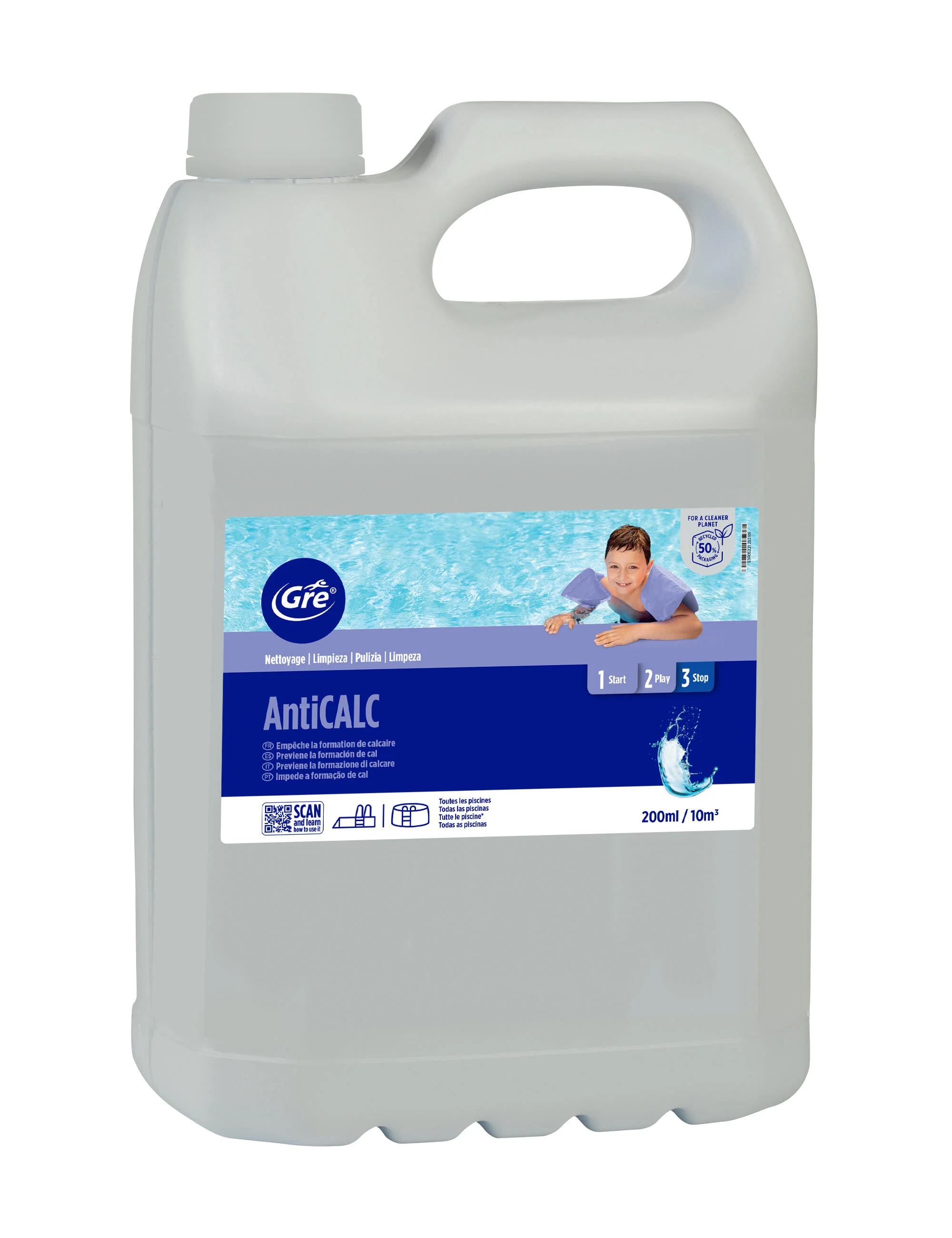 Pulitore strutturale per piscine GRE 5 L 2
