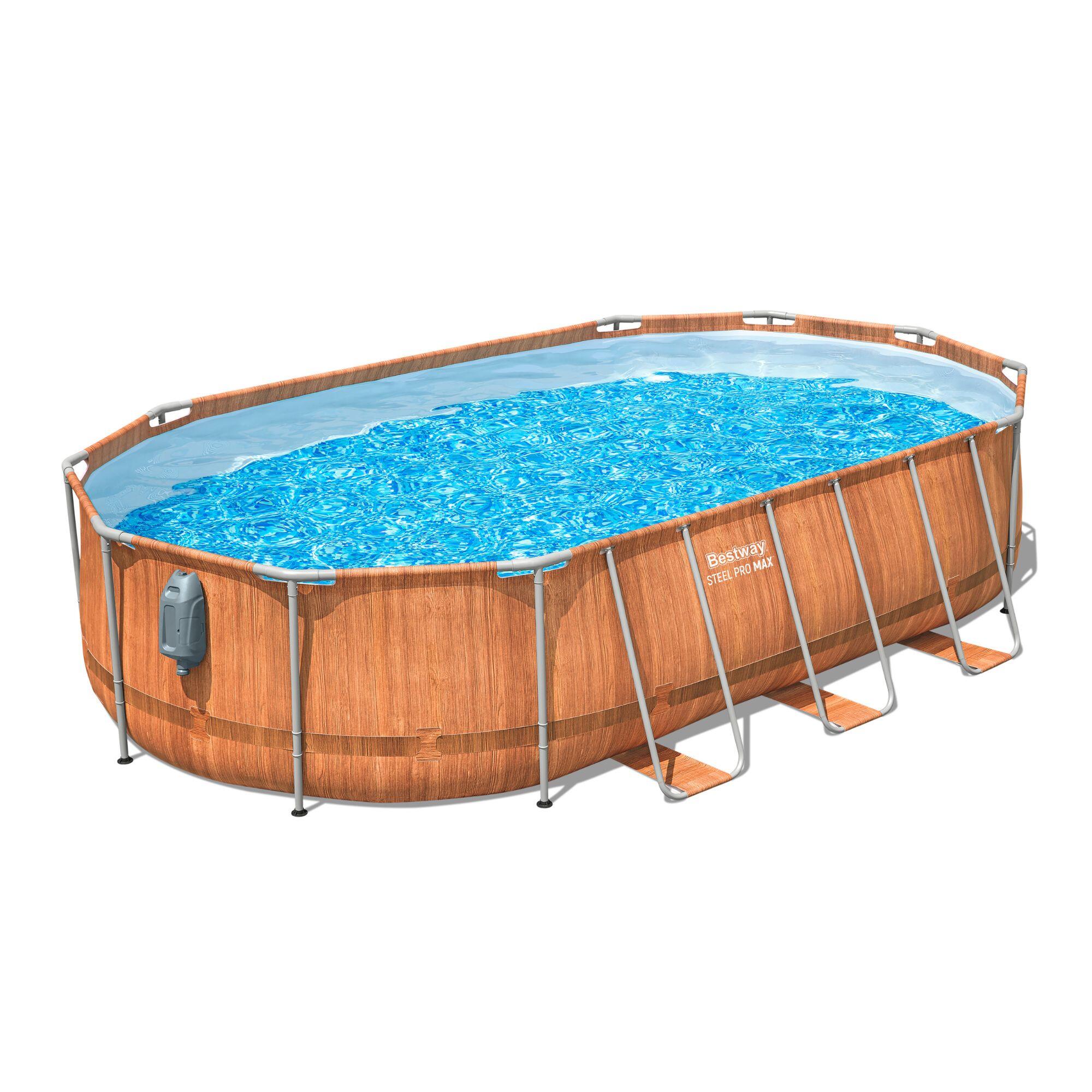 Piscina fuori terra tubolare BESTWAY H 1.22 x L int 5.9 x 3.44 m