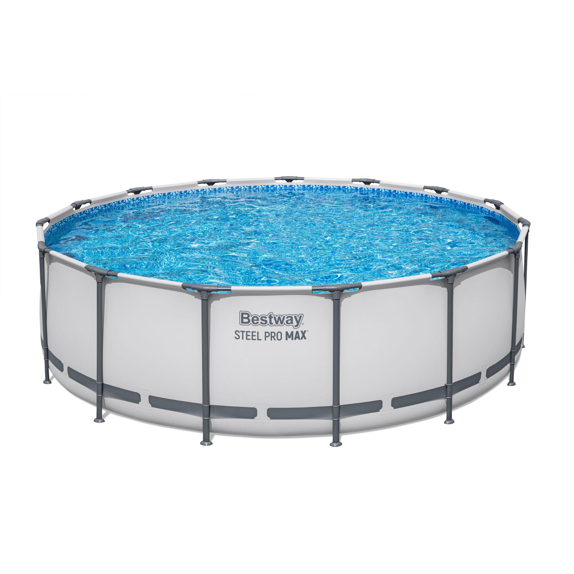 Piscina fuori terra tubolare BESTWAY grigio H 1.22 x Diametro 4.57 m