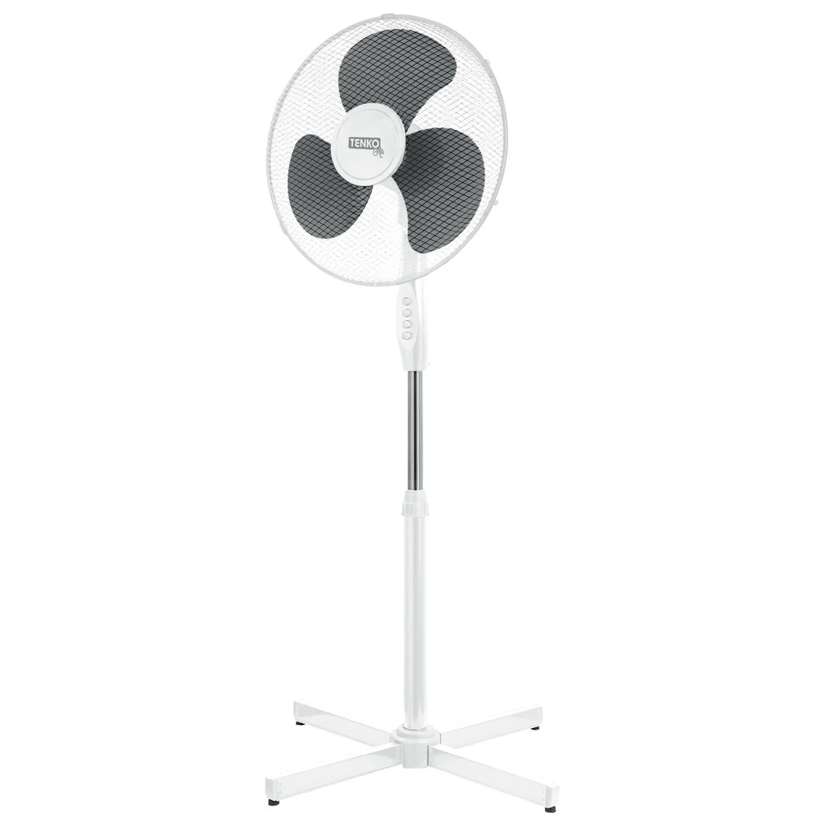 Ventilatore a piantana  Bianco 40 W ø 40 cm