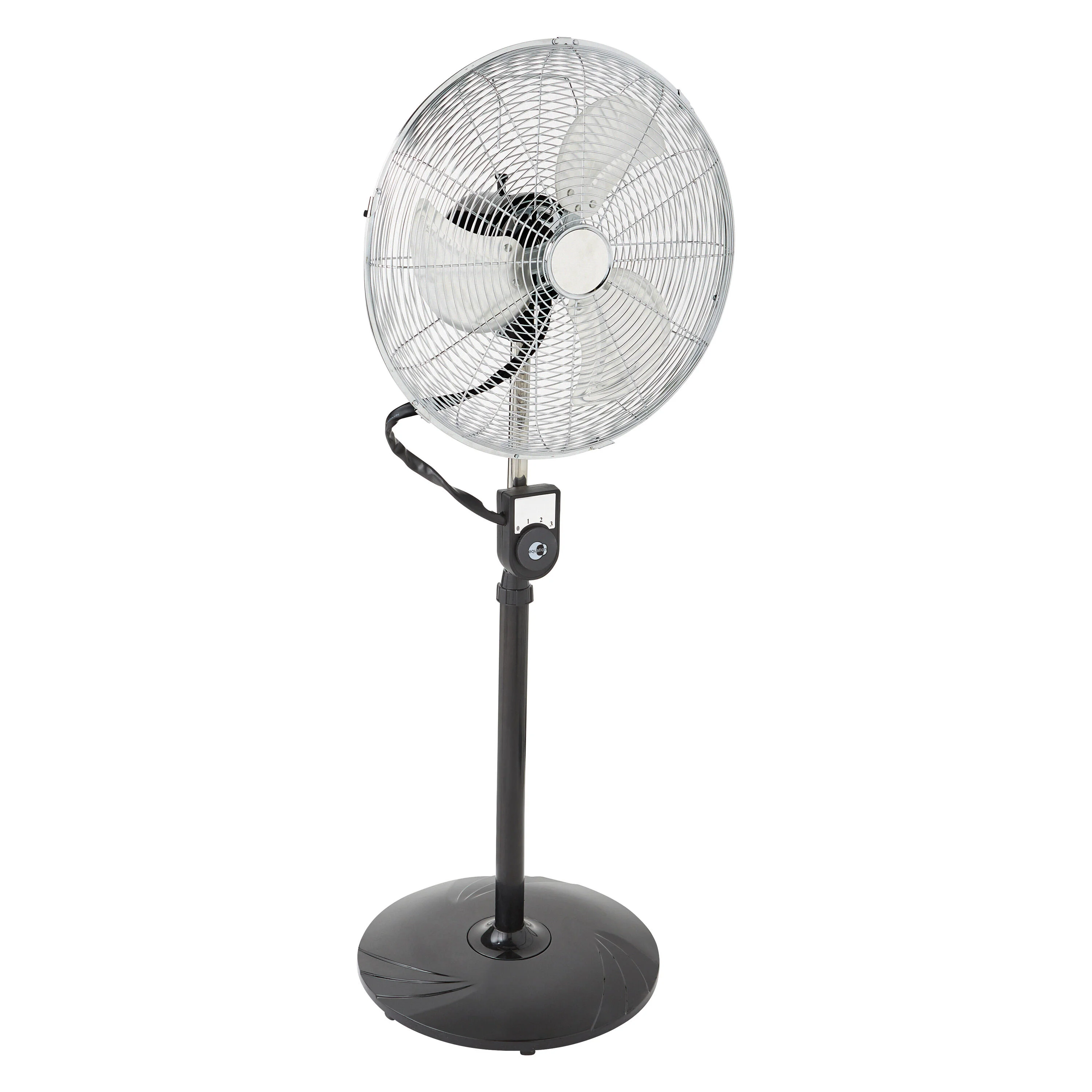 Ventilatore da appoggio EQUATION Curl silver 45 W Ø 40 cm 6