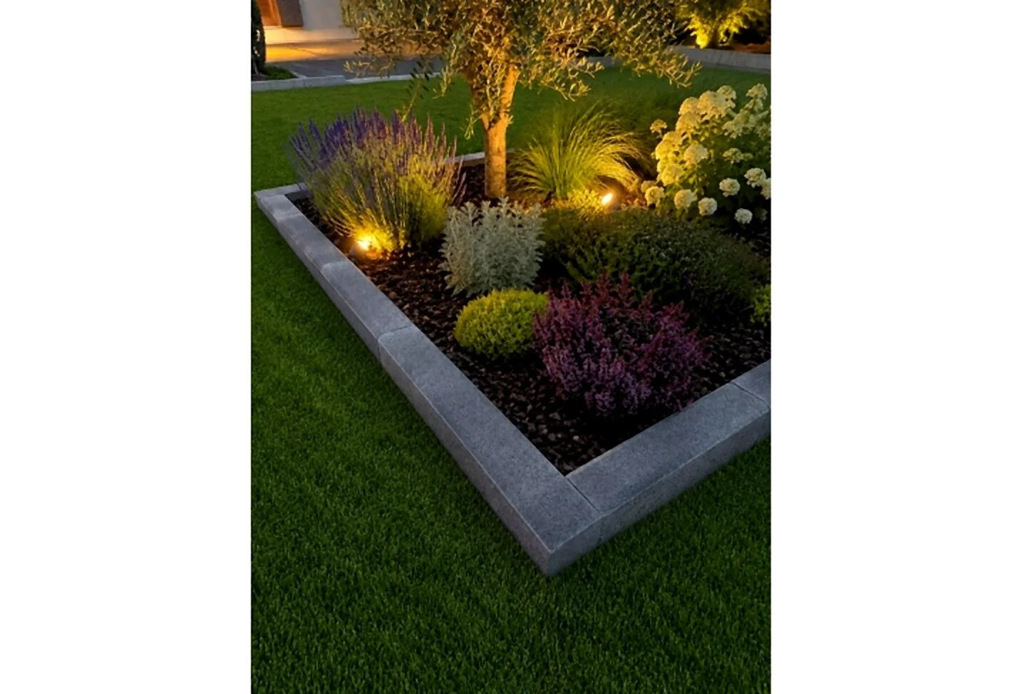 Cordolo in cemento grigio argentato ETEREA JUPITER L 10 x H 10, Sp 10 cm 2