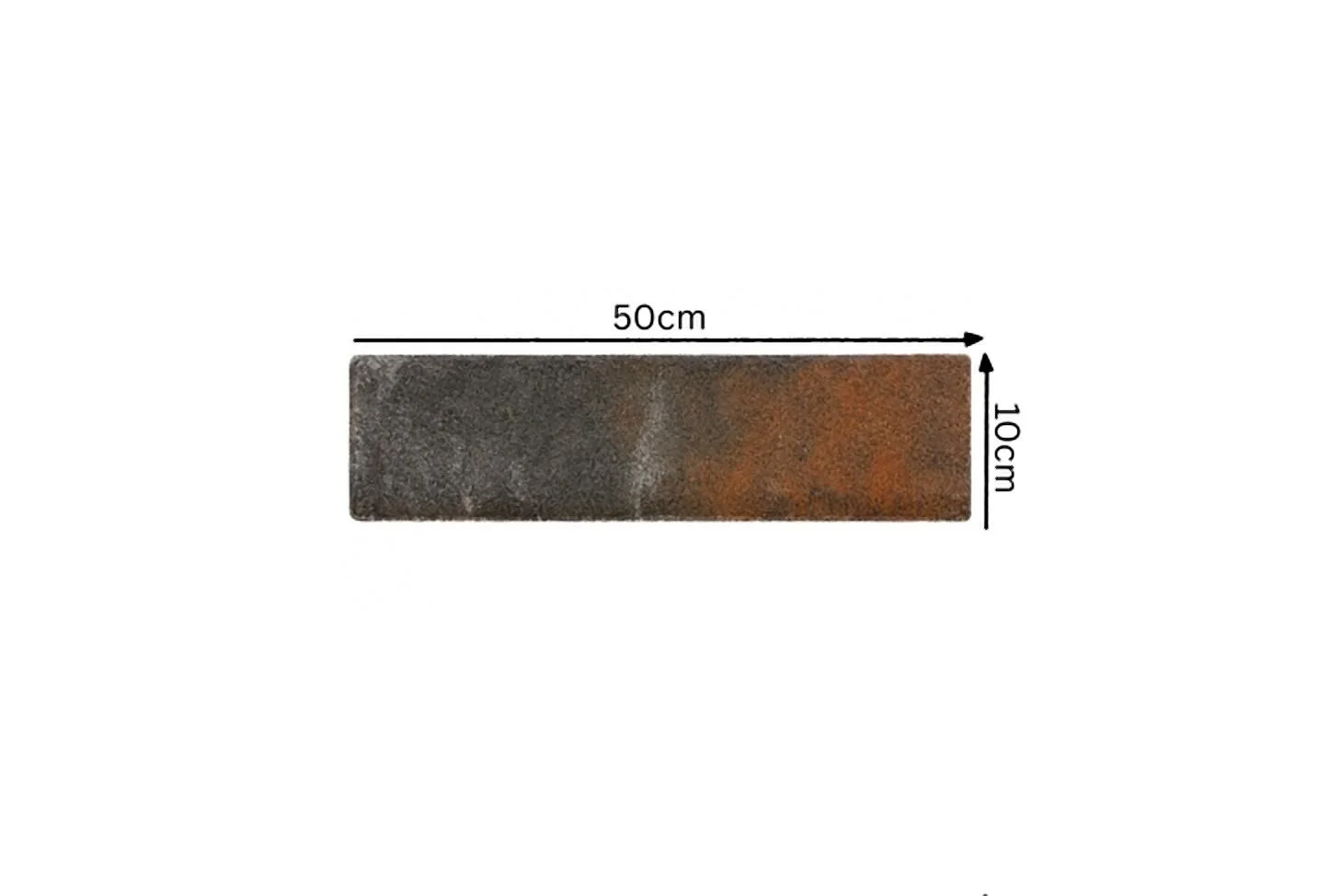 Cordolo in cemento oro e argento ETEREA VENUS L 10 x H 10, Sp 10 cm 3