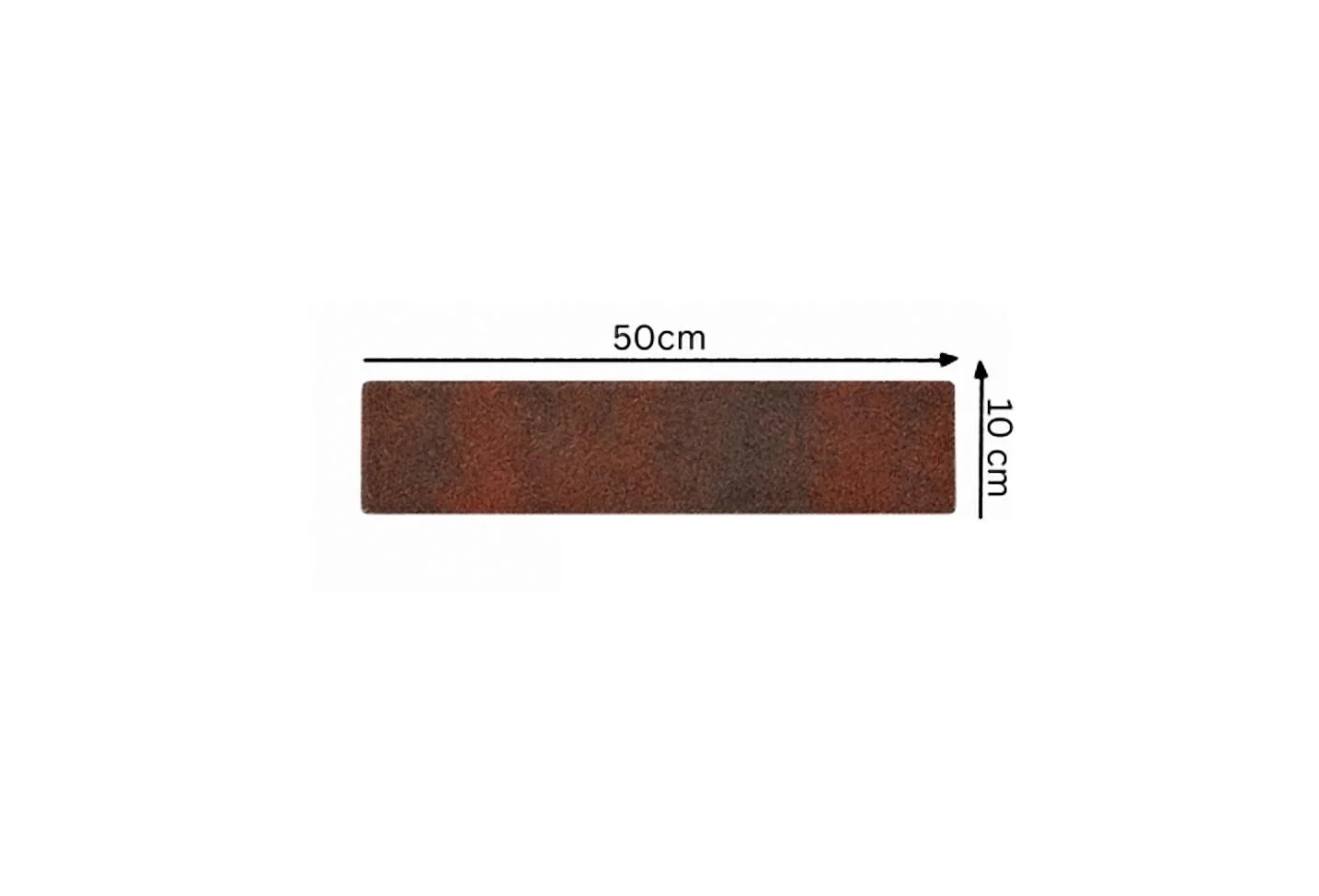 Cordolo in cemento ramato ETEREA MARS L 10 x H 10, Sp 10 cm 3