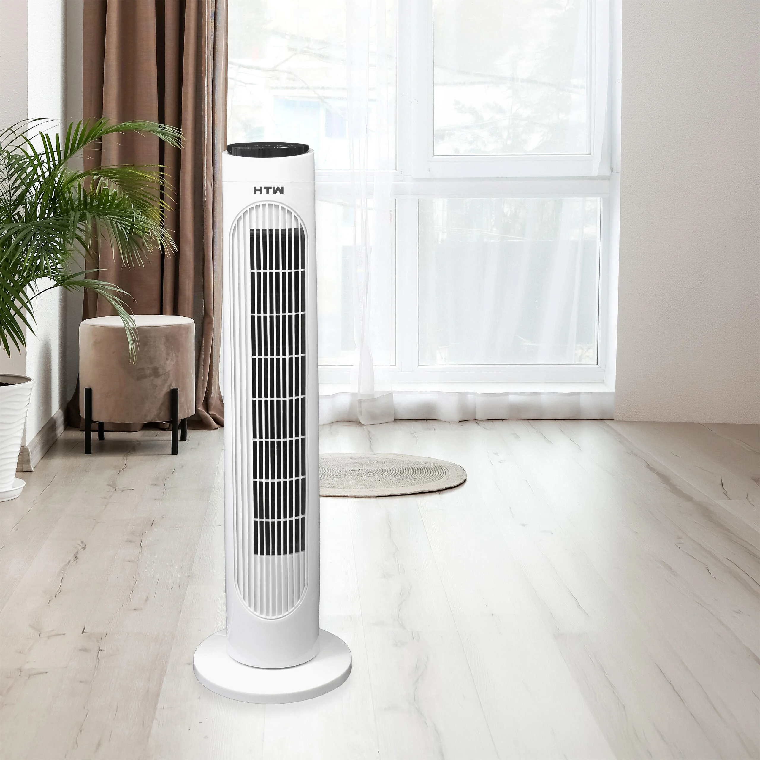 Ventilatore a colonna HTW Bianco 50 W H 16.5 cm 2