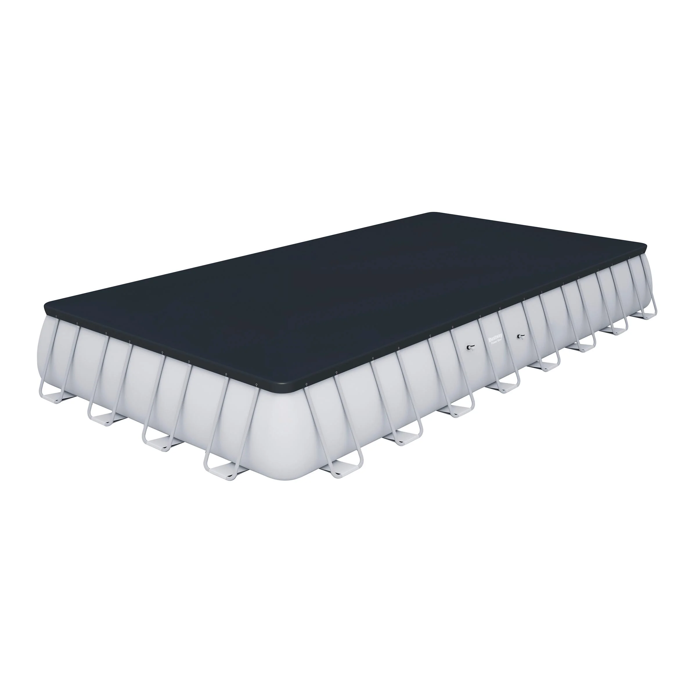 Piscina fuori terra tubolare BESTWAY Power Steel Frame grigio L int 9.27 x 4.54 m 7
