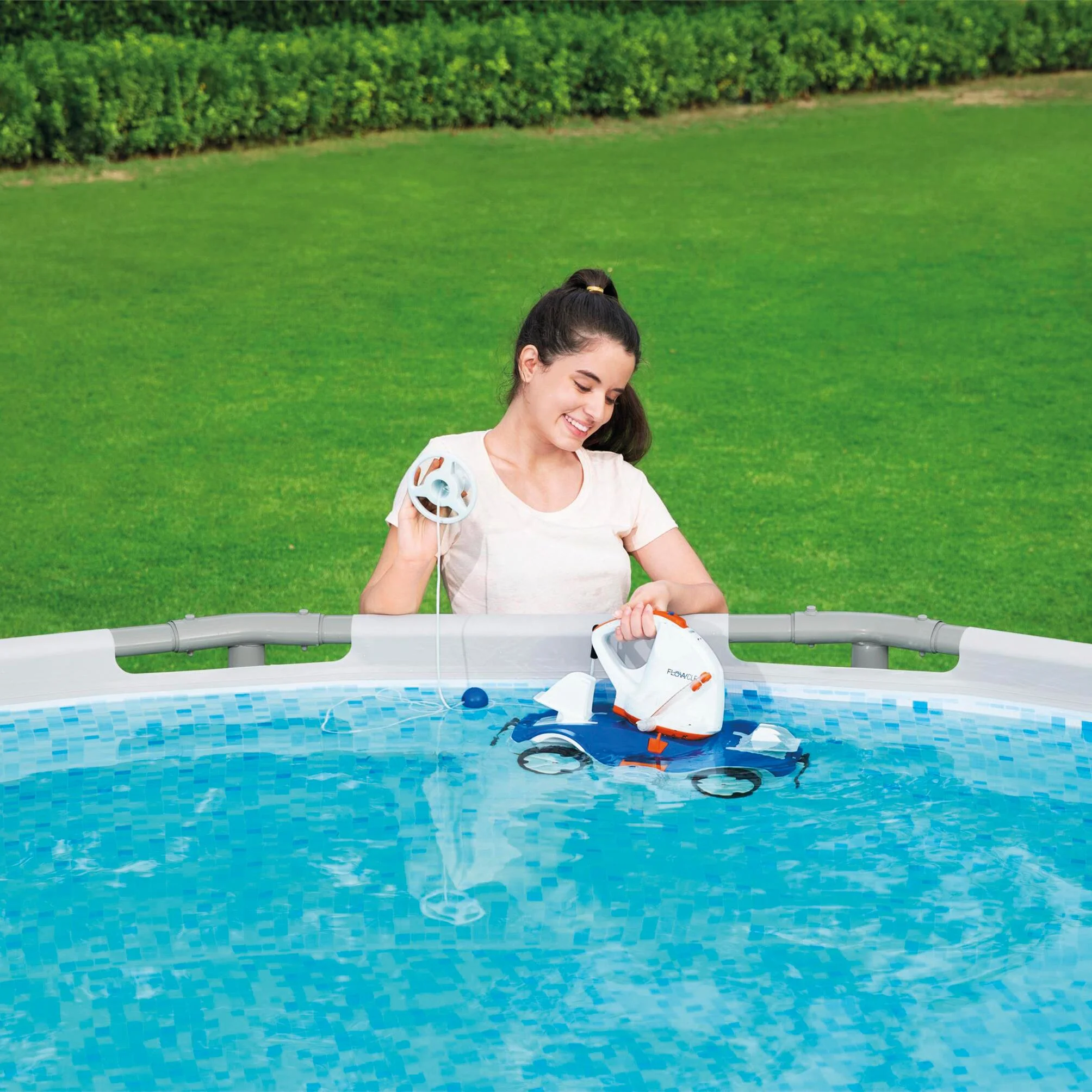 Robot da piscina BESTWAY a batteria Aquatronix Flowclear 3