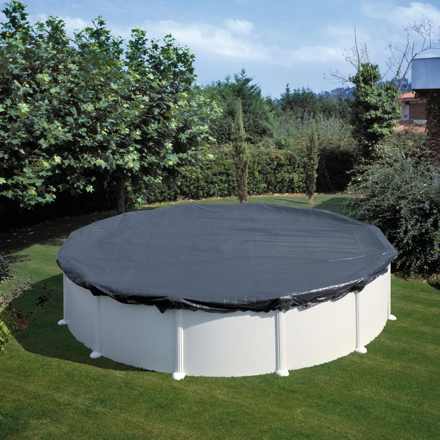 Copertura invernale per piscina tondo NATERIAL in polietilene nero Ø 330 cm